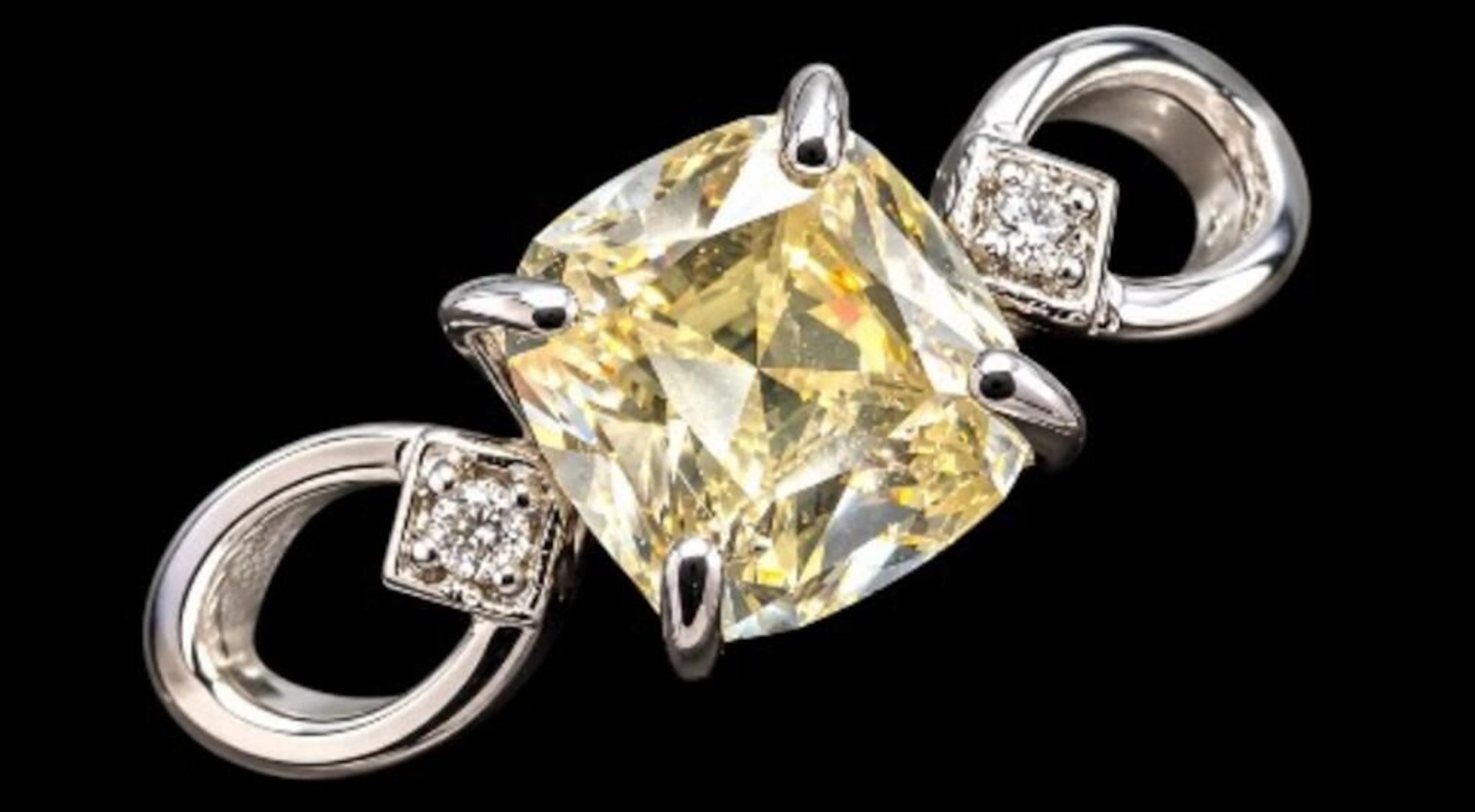 $7075, 14k(2.05g), diamond (1.29ct), diamond (0.02