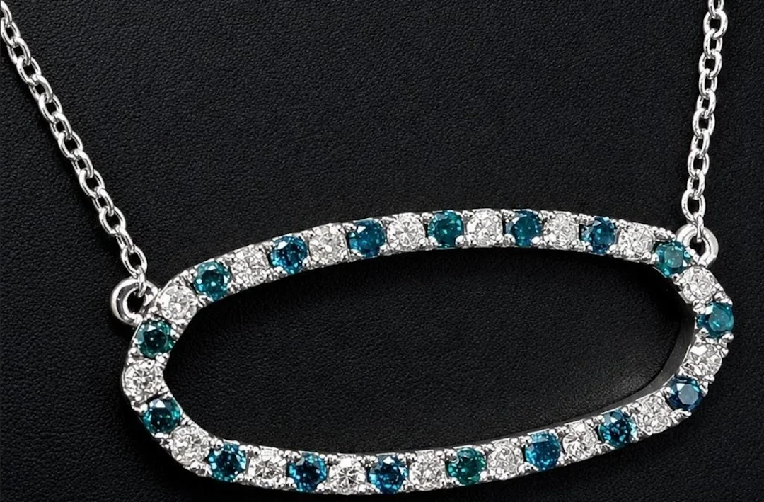 $4000, 14k(2.92g), natural diamond (0.44ct) neck