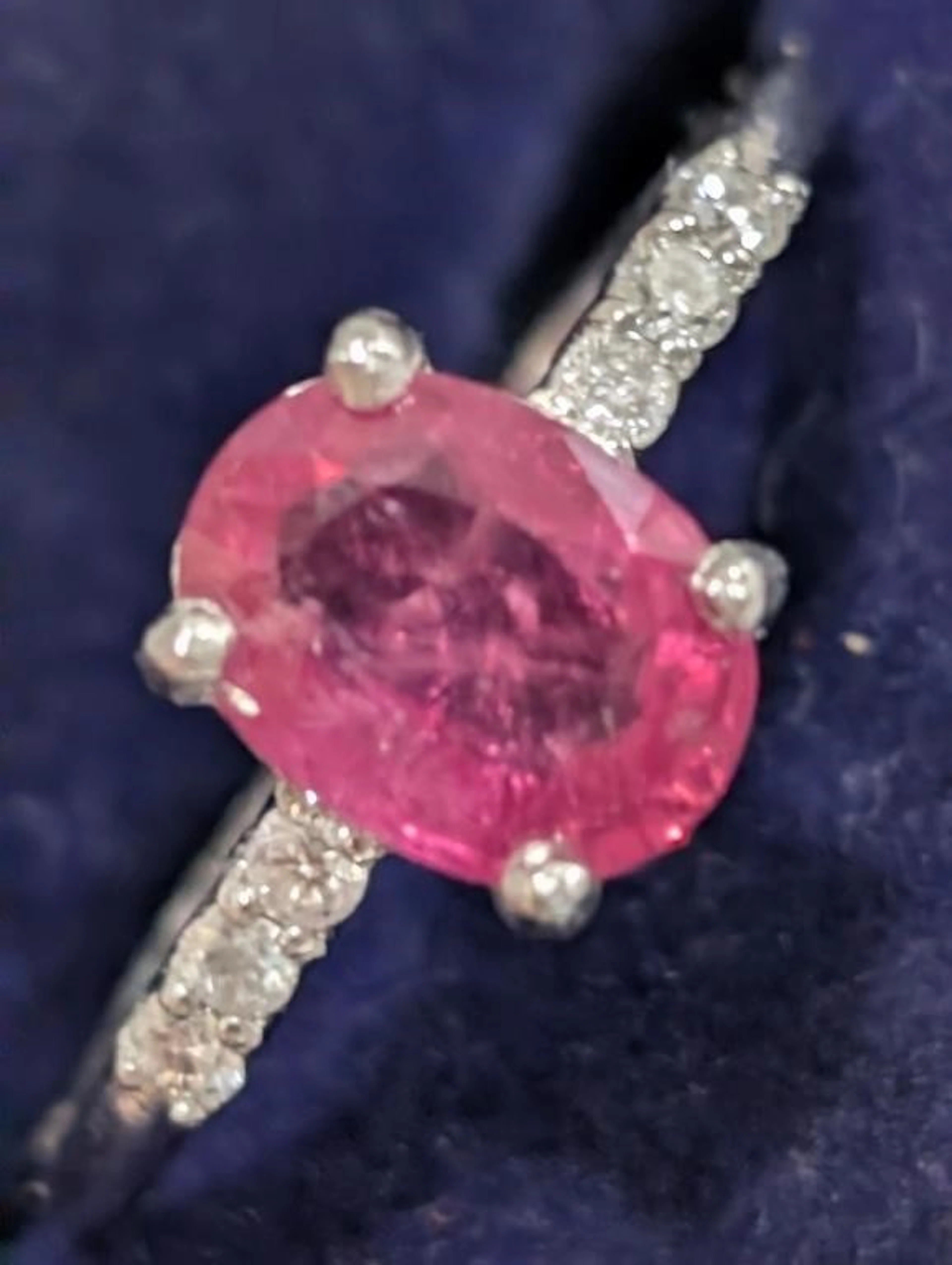 $2460, PT950(3.08g), Ruby (1.1ct), Diamond (0.04ct