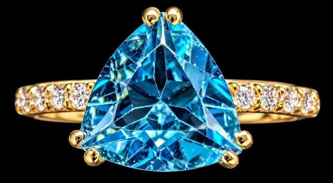 $2400, 10k(1.8g), blue topaz (1ct), diamond (0.06c