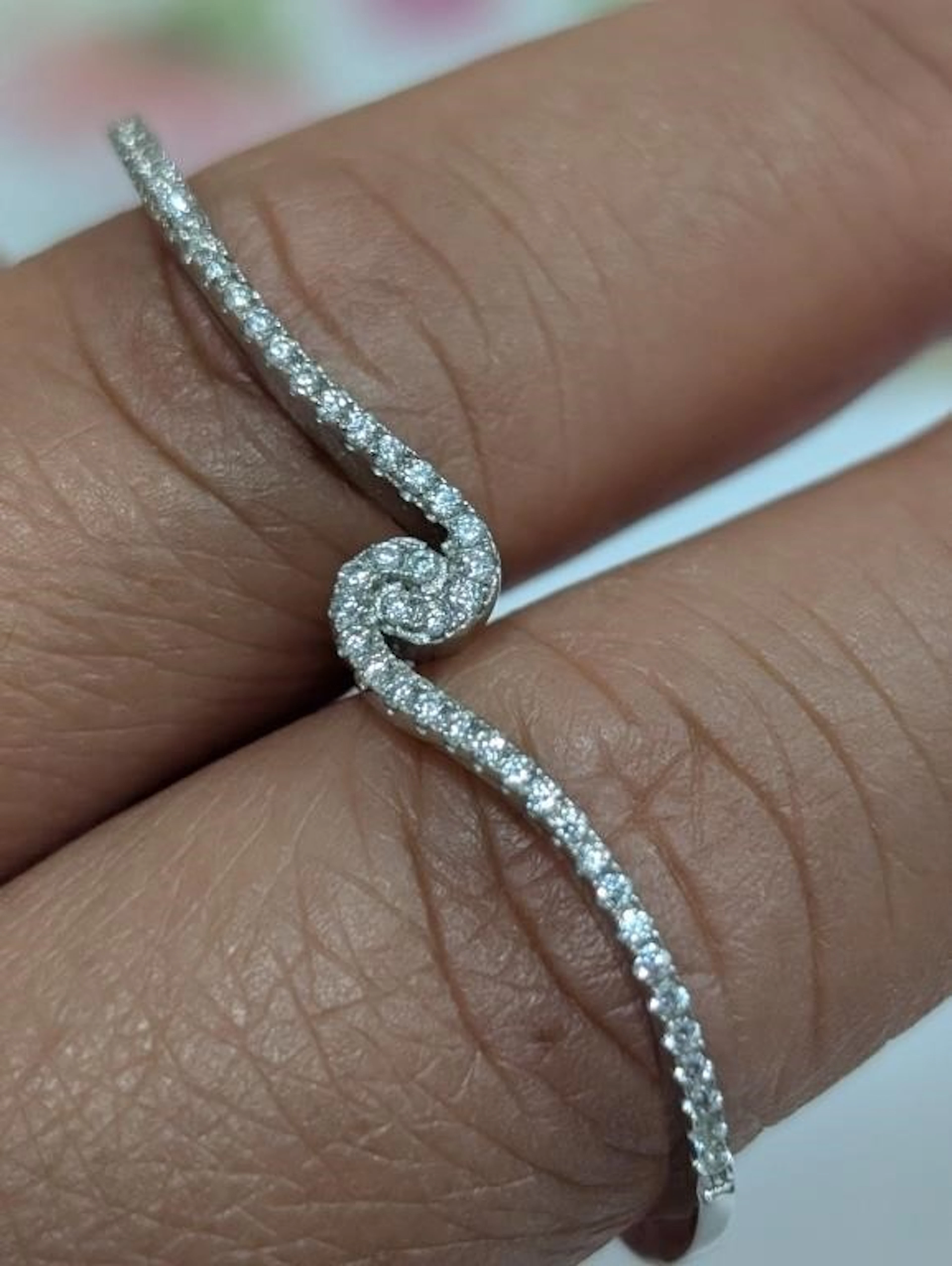$125, Silver(4.98g), CZ DOUBLE Ring, size , apprai