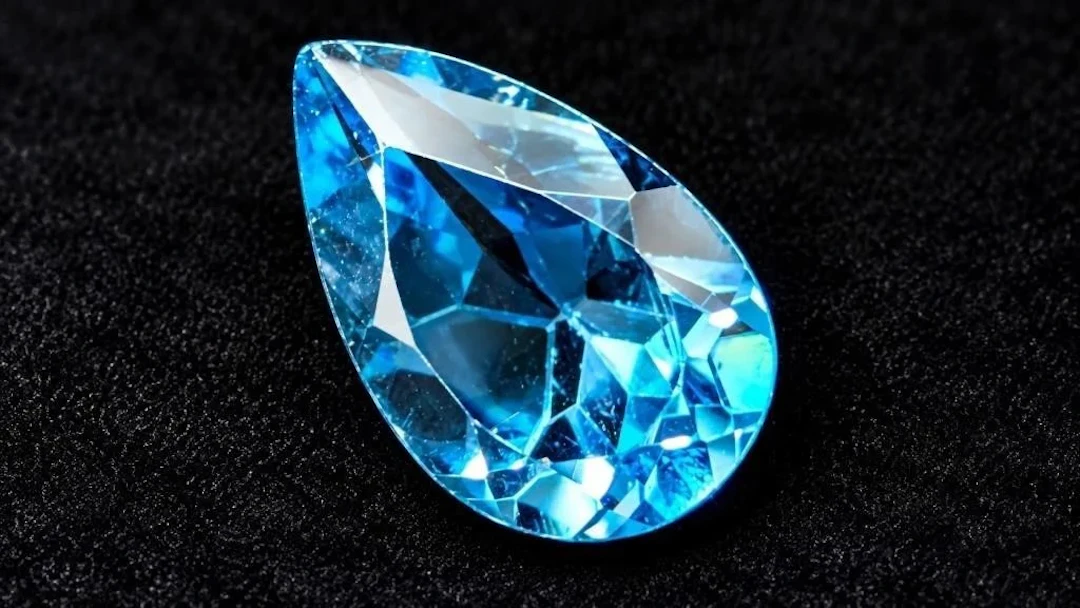 $100, blue topaz (1.5ct)gemstone, retail value $10