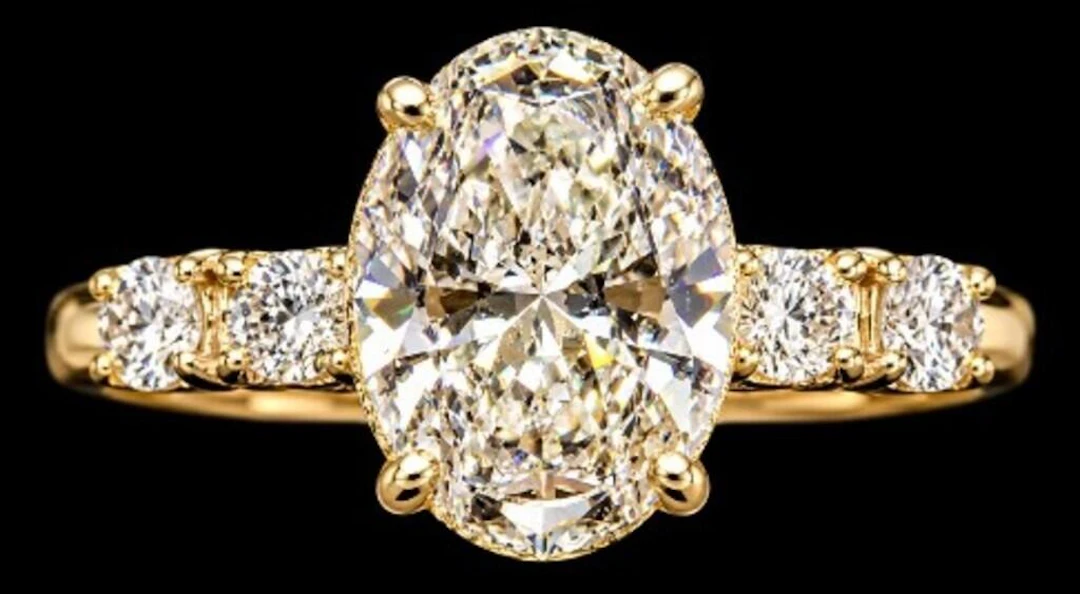 $2350, 10k(1.4g), lab diamond (1.1ct), lab diamond
