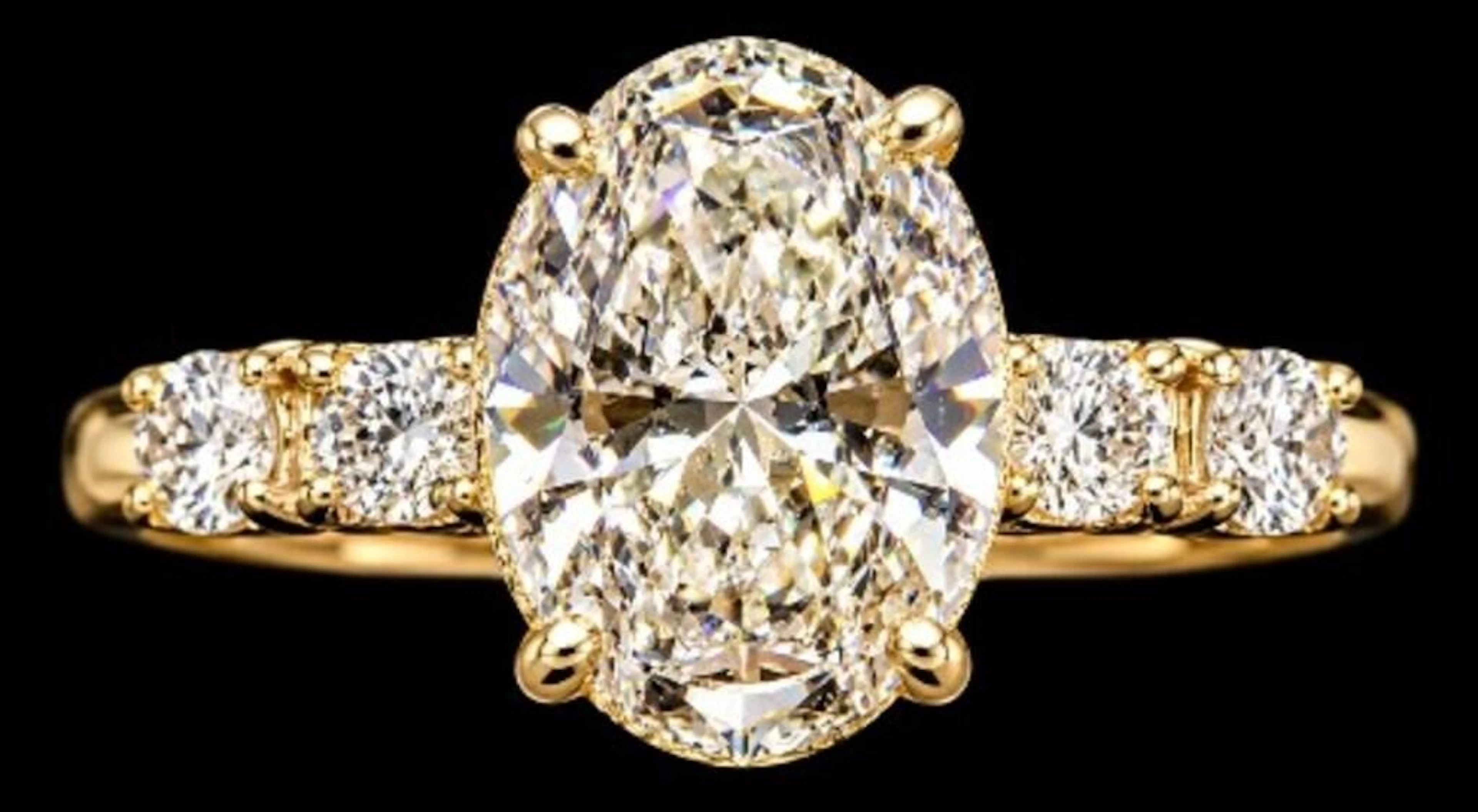 $2350, 10k(1.4g), lab diamond (1.1ct), lab diamond