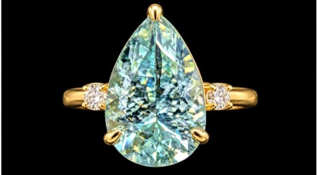 $4800, 10k(1.5g), lab diamond (2.8ct)ring, size 6