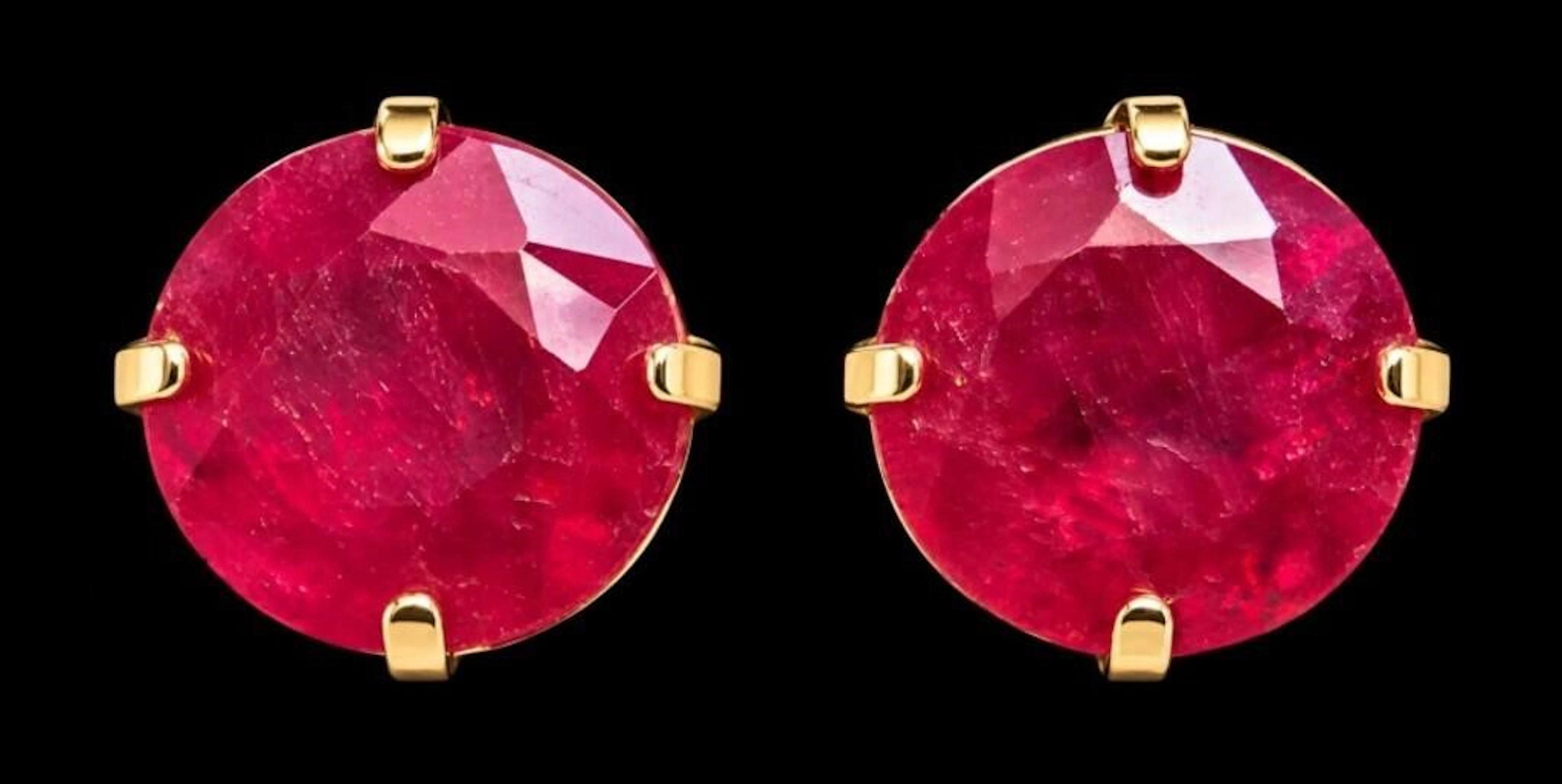 $600, 14k(1.2g), ruby (4ct)earring, retail value $