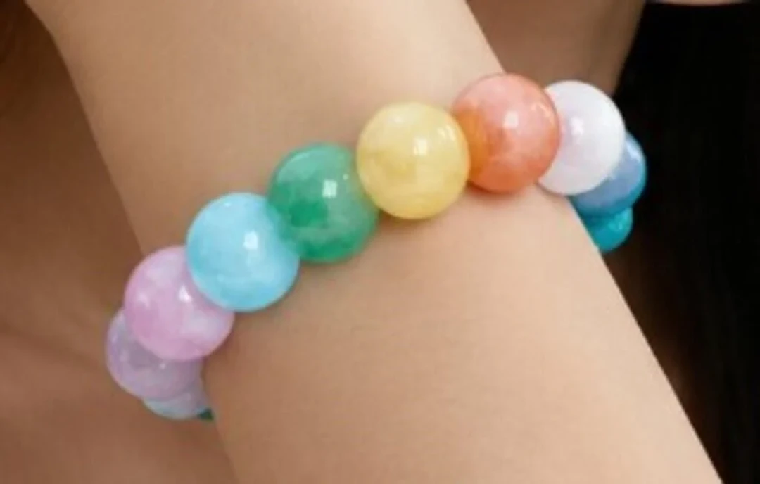 $60, neon color crystalbracelet, retail value $60