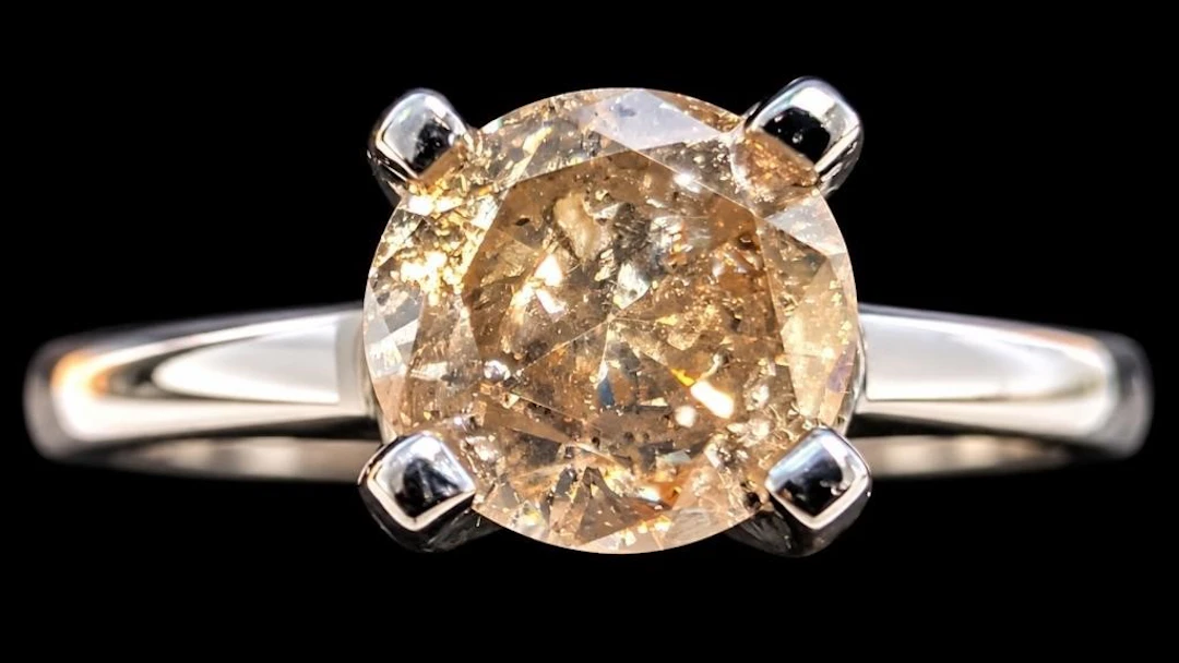 $3000, 14k(2.1g), diamond (0.4ct)ring, size 6, app