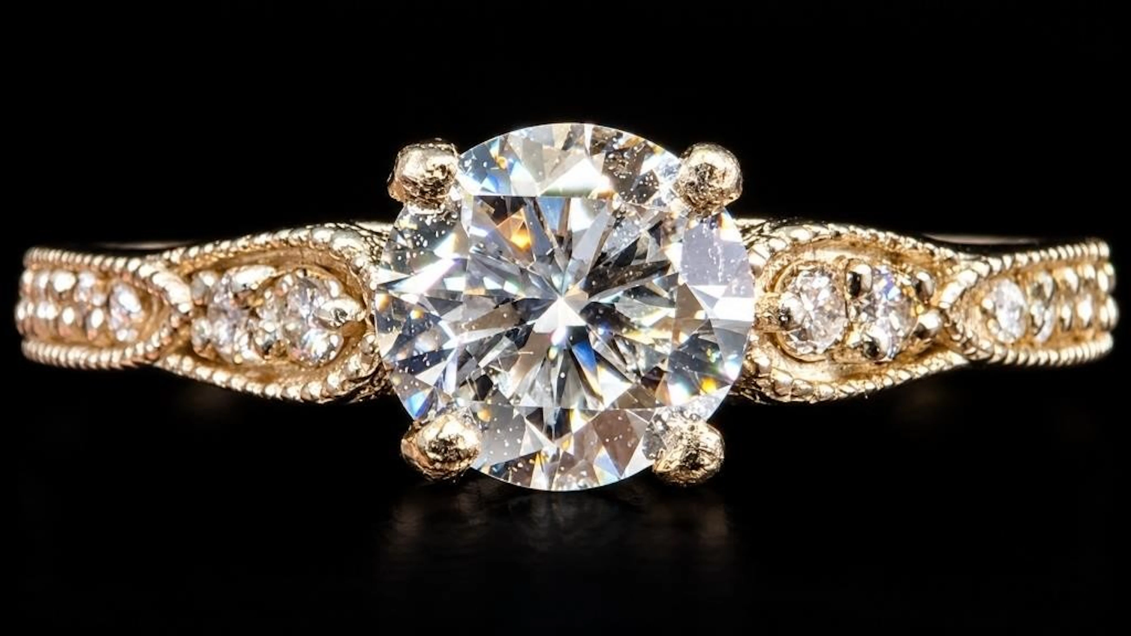 $2210, 14k(1.85g), lab diamond (0.54ct), diamond (