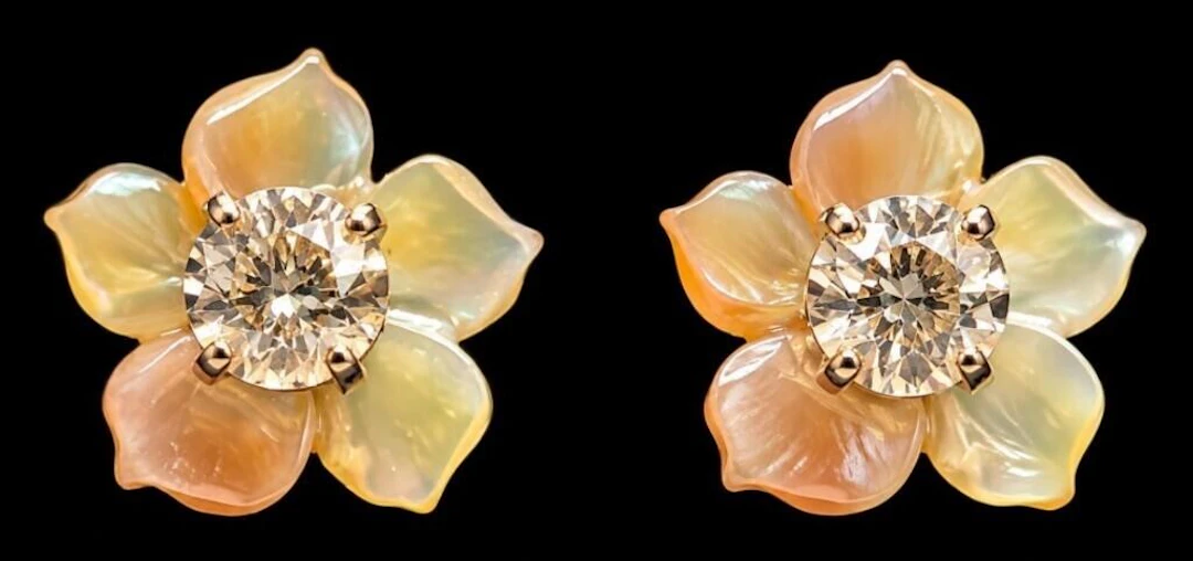 $500, 14klab dimond (2in1) (0.2ct)earring, retail
