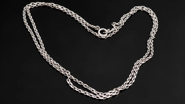 $100, silver(3.1g), chain 19", retail value $100