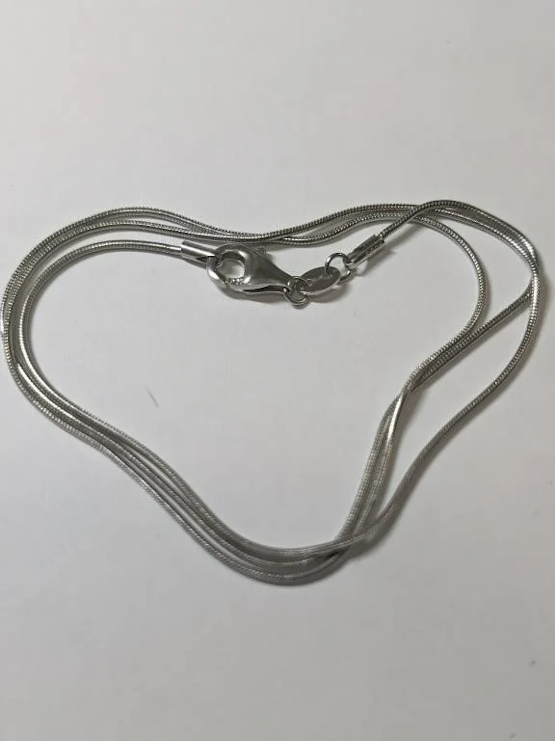 $80, Silver(3.89g), Chain,17", appraised/retail v