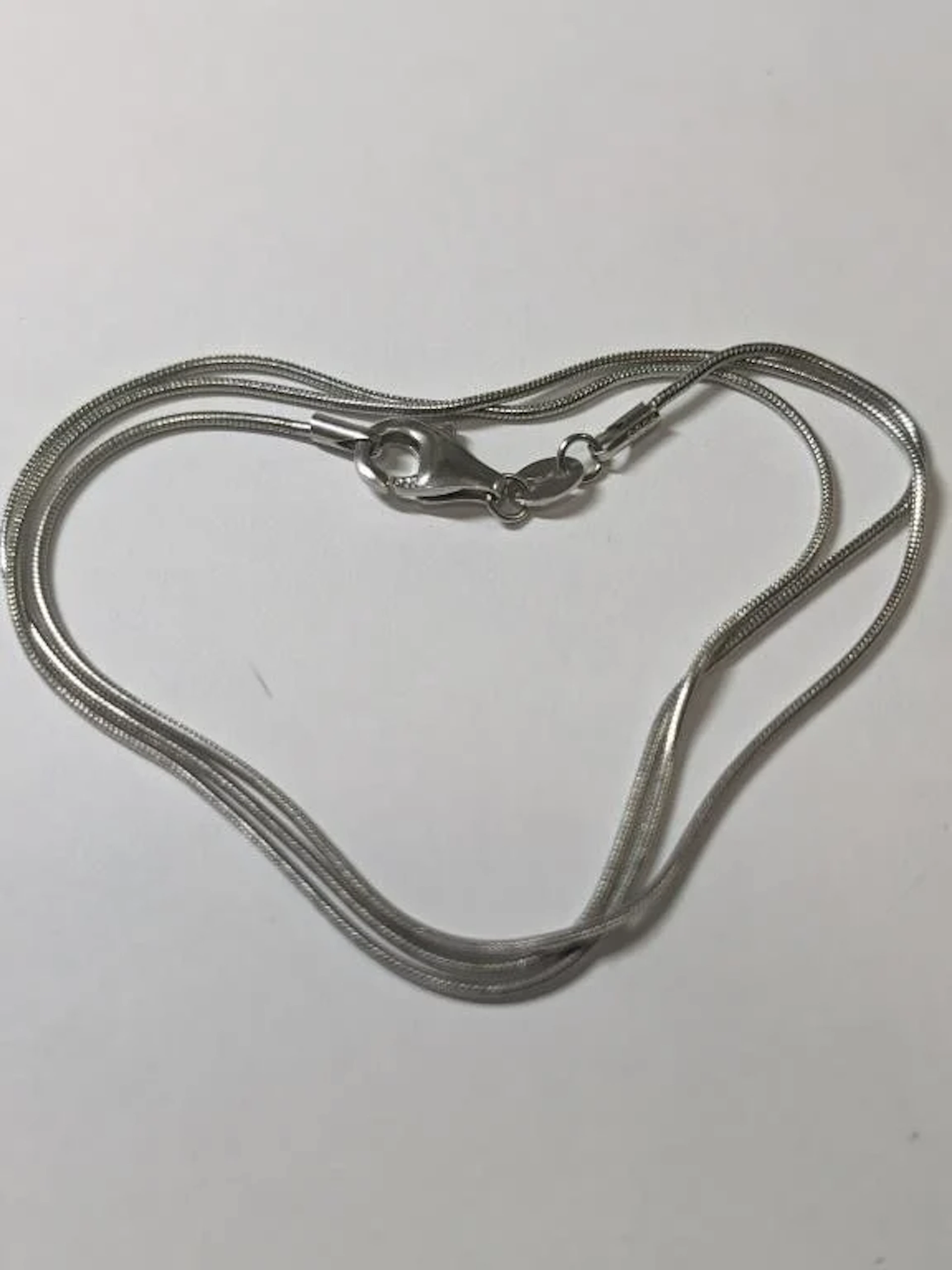 $80, Silver(3.89g), Chain,17", appraised/retail v