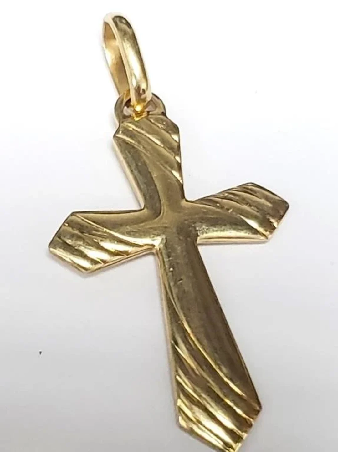 10K Yellow Gold 1.94G Cross Pendant, Suggested Re