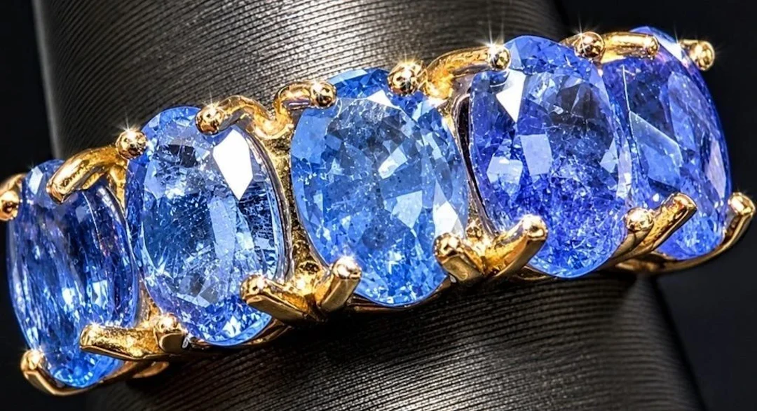 $2600, 10k(2.1g), tanzanite (2.5ct)ring, size 6