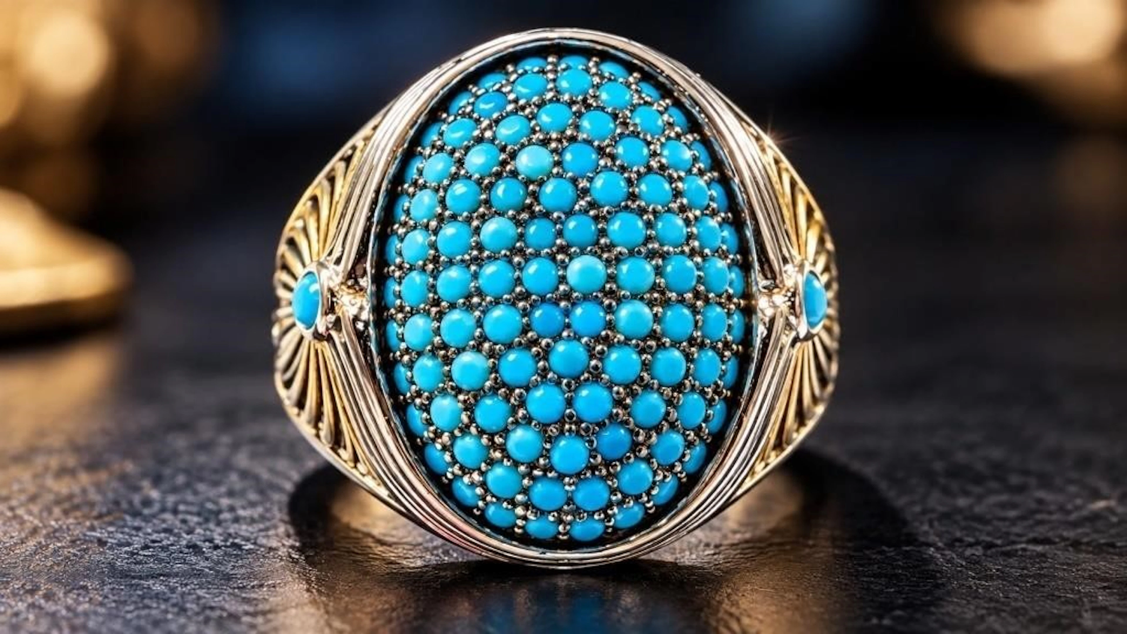 $170, Silver(6.83g), turquoiseRing, size 8, apprai