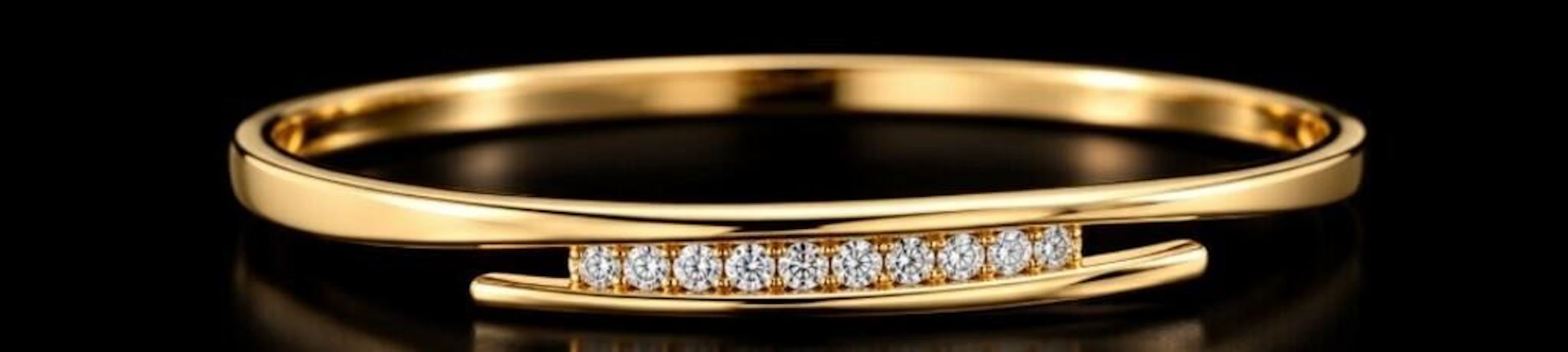 $6000, 10k(8.2g), diamond (0.25ct)bracelet, retail