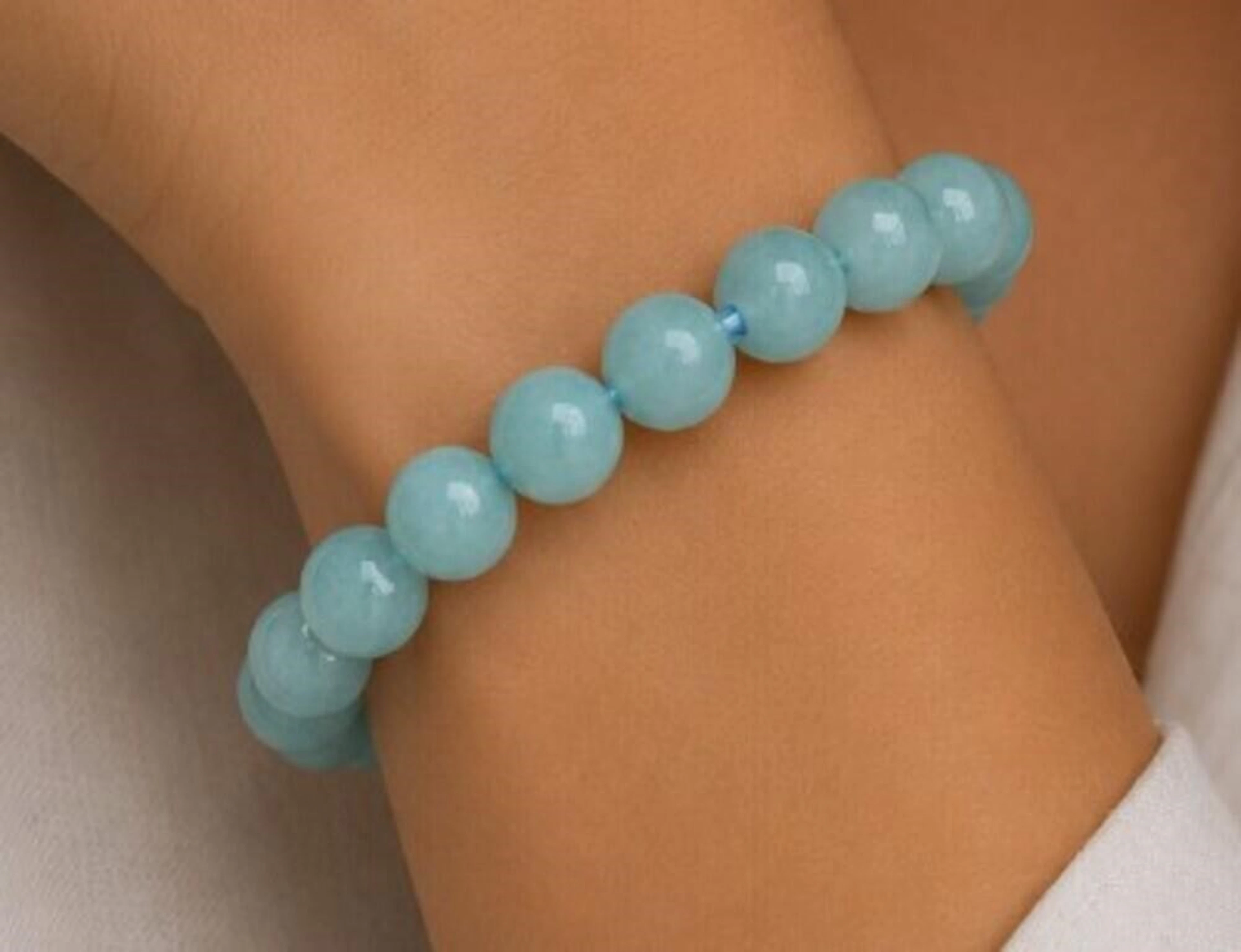 $60, amazonite.bracelet 8-9", retail value $60
