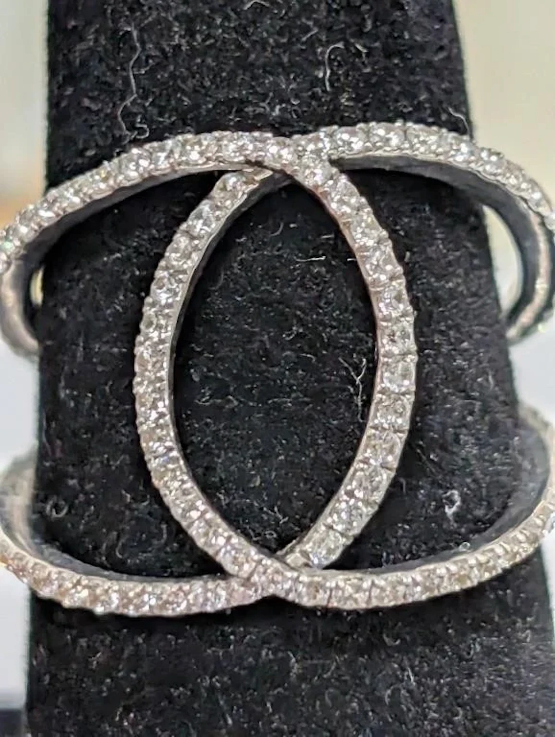 $65, Silver(2.56g), czRing, size 6.5, appraised/re
