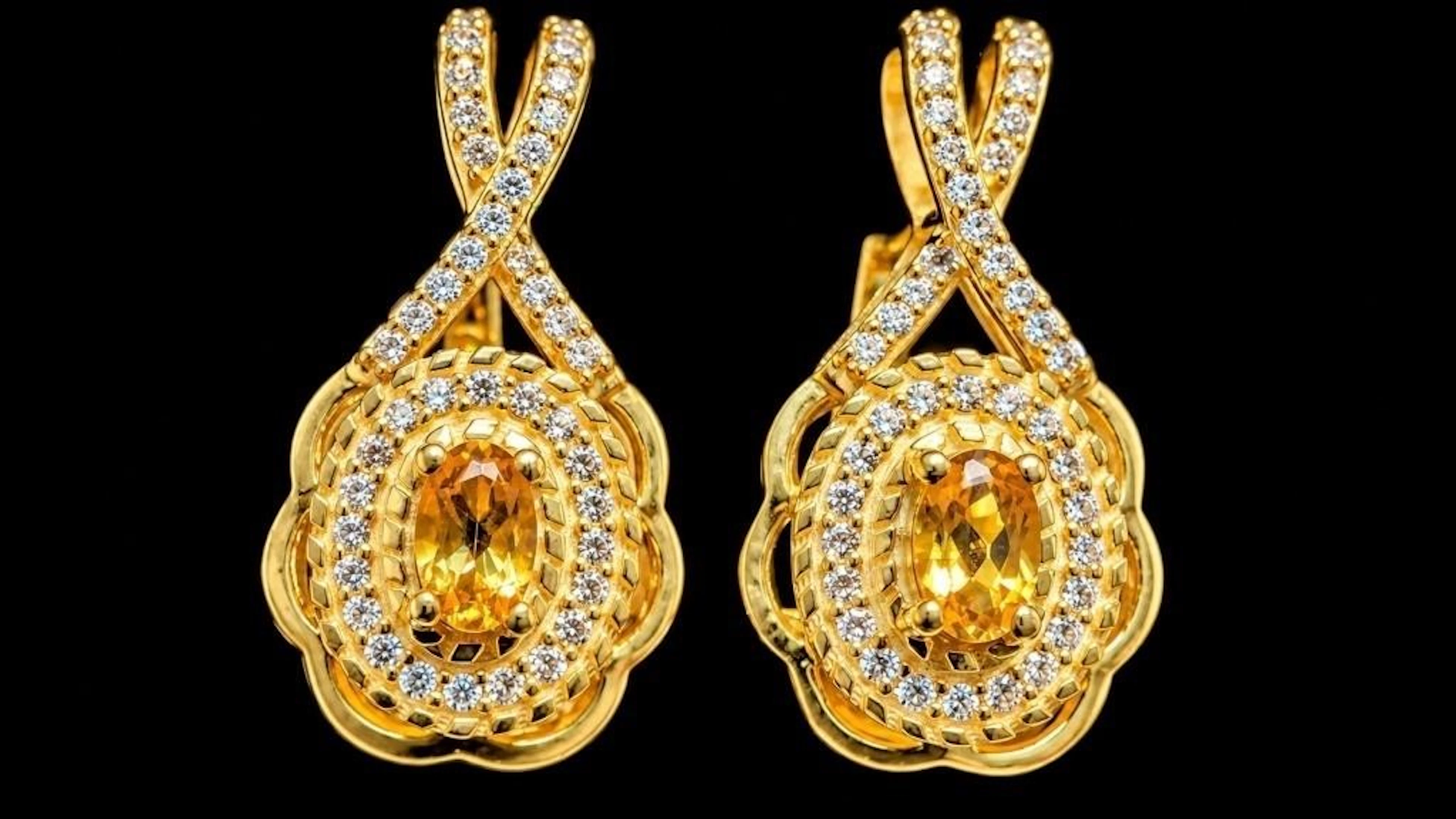 $340, silver(4.9g), citrine (approx 0.6ct)earring