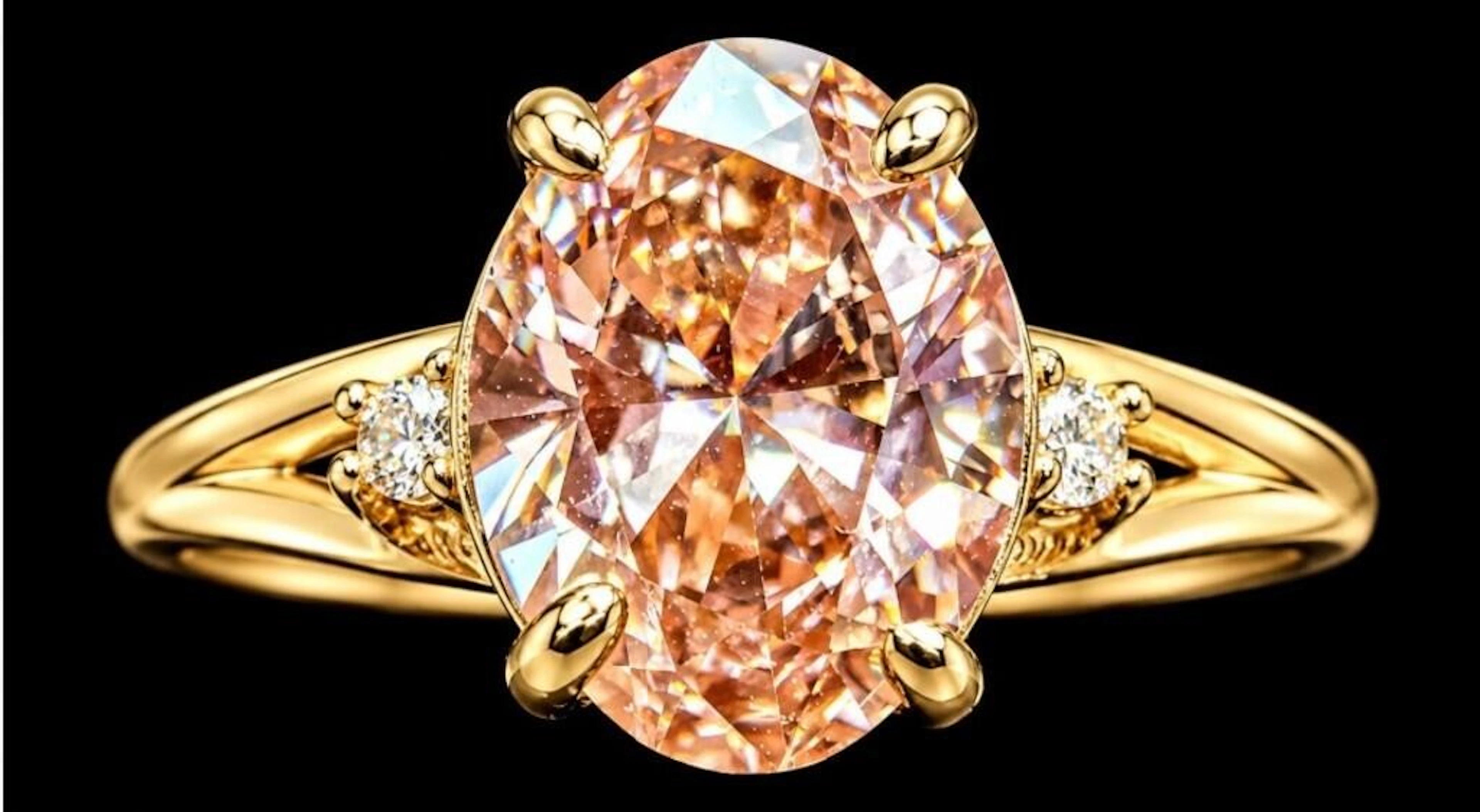 $2350, 10k(1.2g), lab diamond (1.1ct), lab diamond