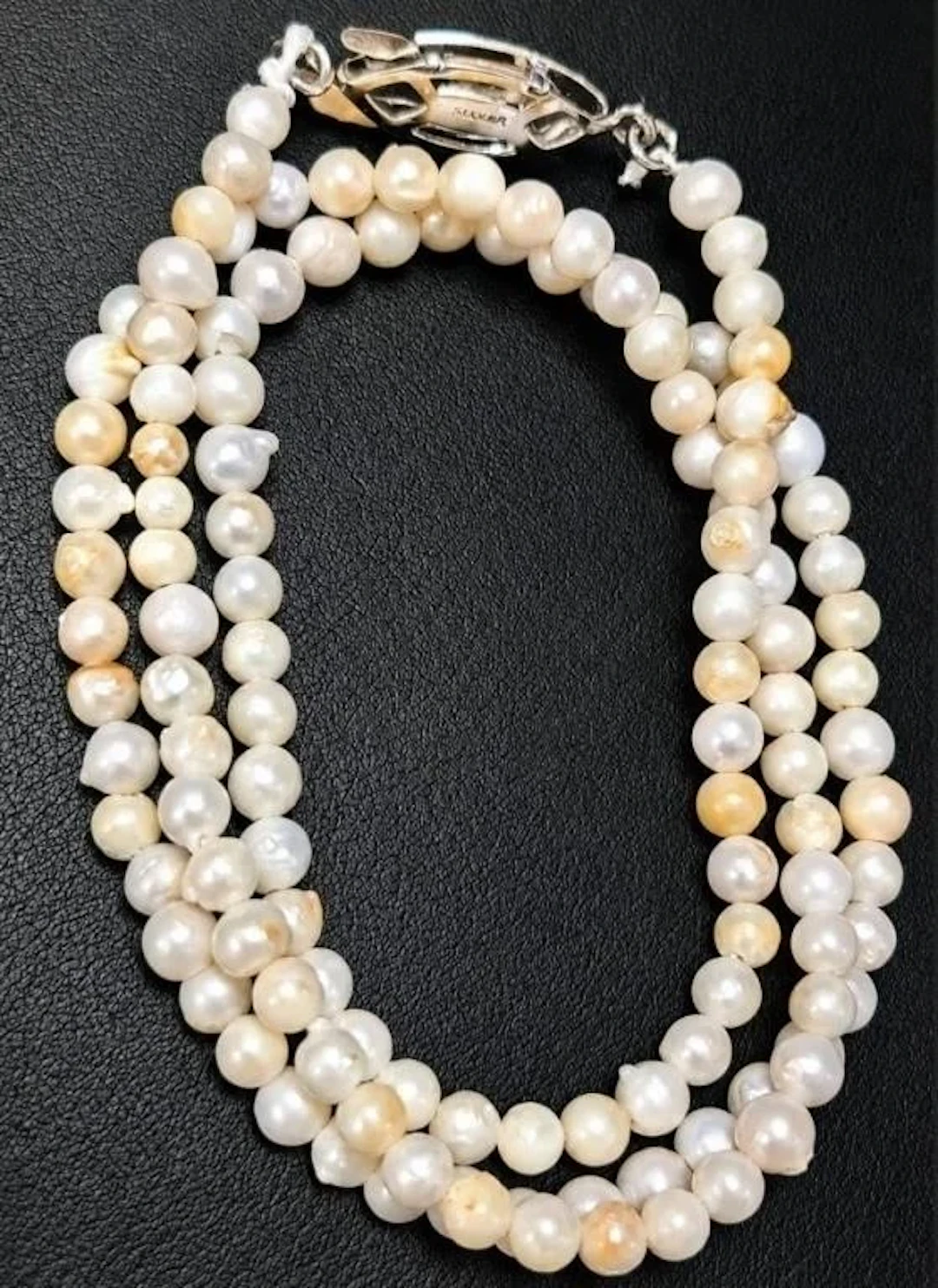 $200, silver fresh water pearl necklace 16", MSRP