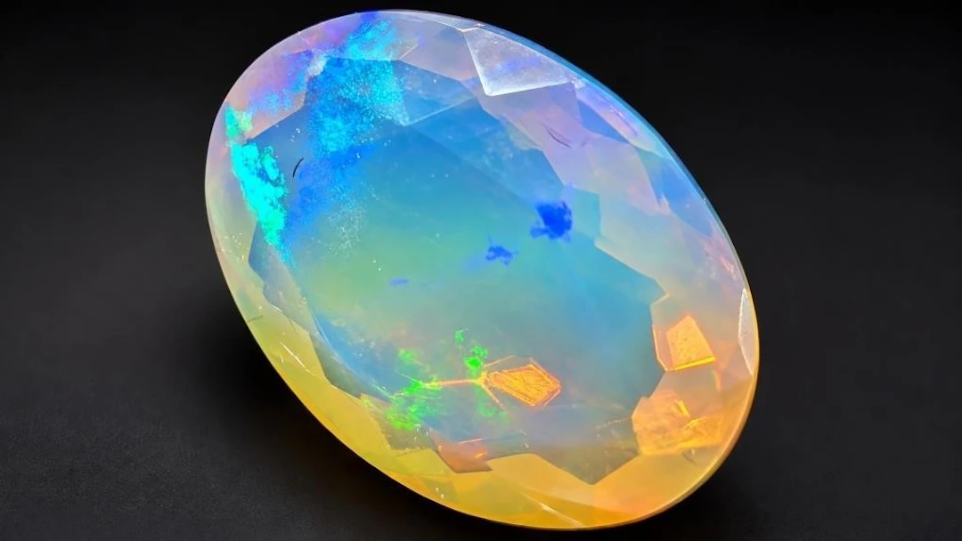 $400, Genuine opal (2.8ct)gemstone, retail value $