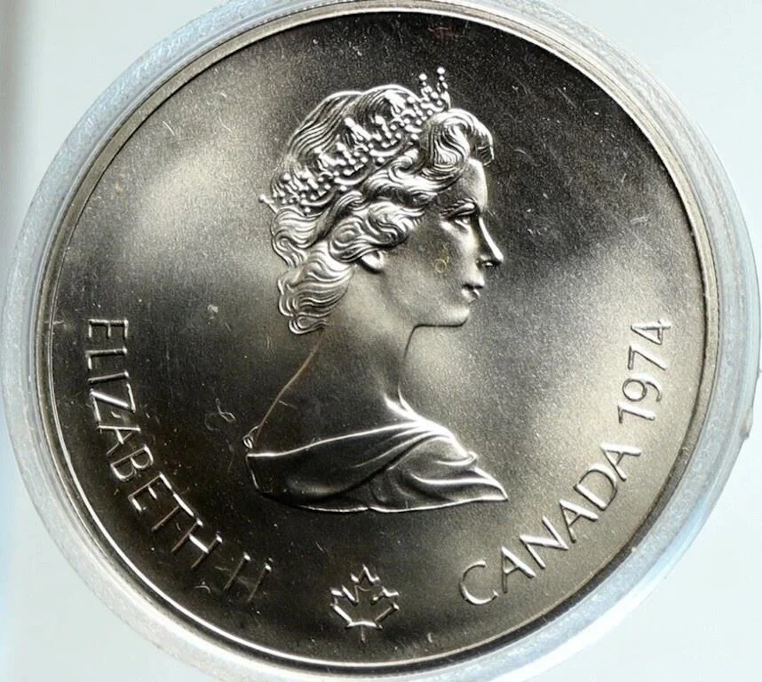 ., SILVER(24.3g), $5 Montreal olympic ''random se
