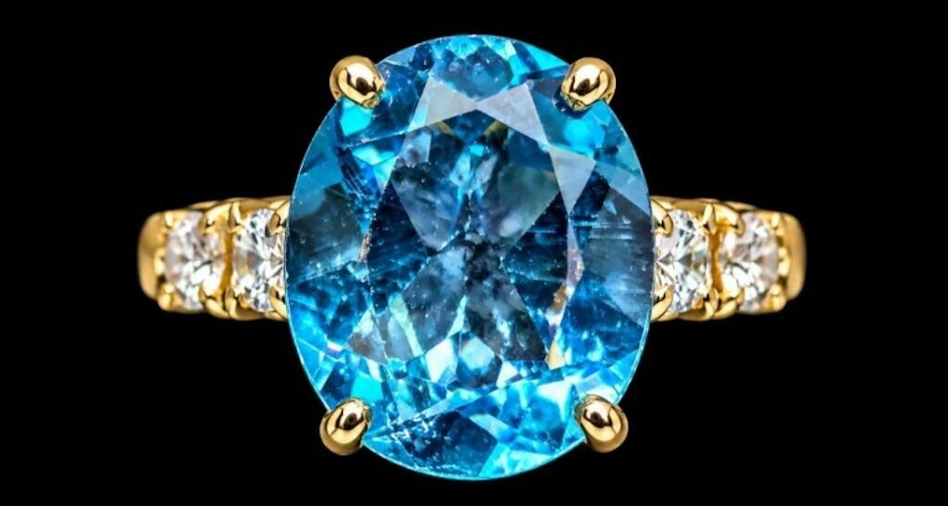 $1575, 10k(1.4g), topaz (2.27ct), lab diamond (0.0