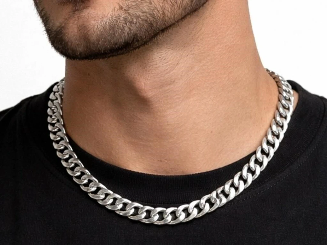 $250, silver(11g), Rhodium plated Italian chain 1