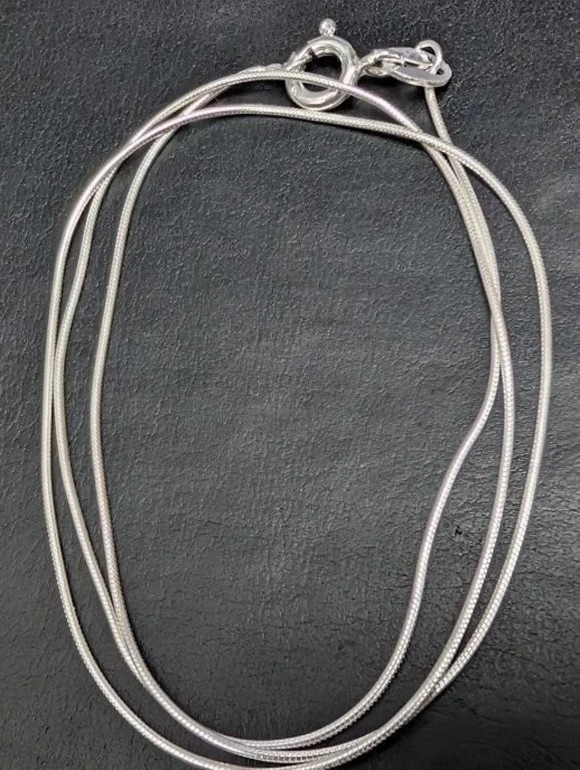 $150, silver (1.8g), necklace 16", retail value $