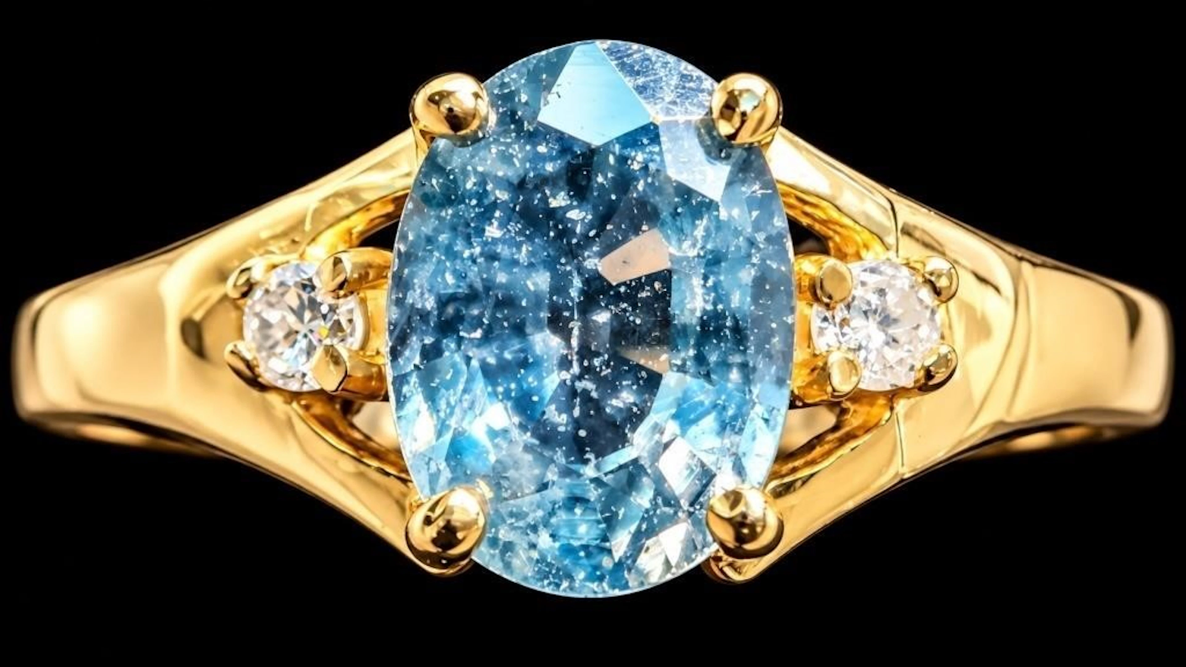 $1355, 10k(1.55g), sapphire-ceylon (1.1ct), diamon