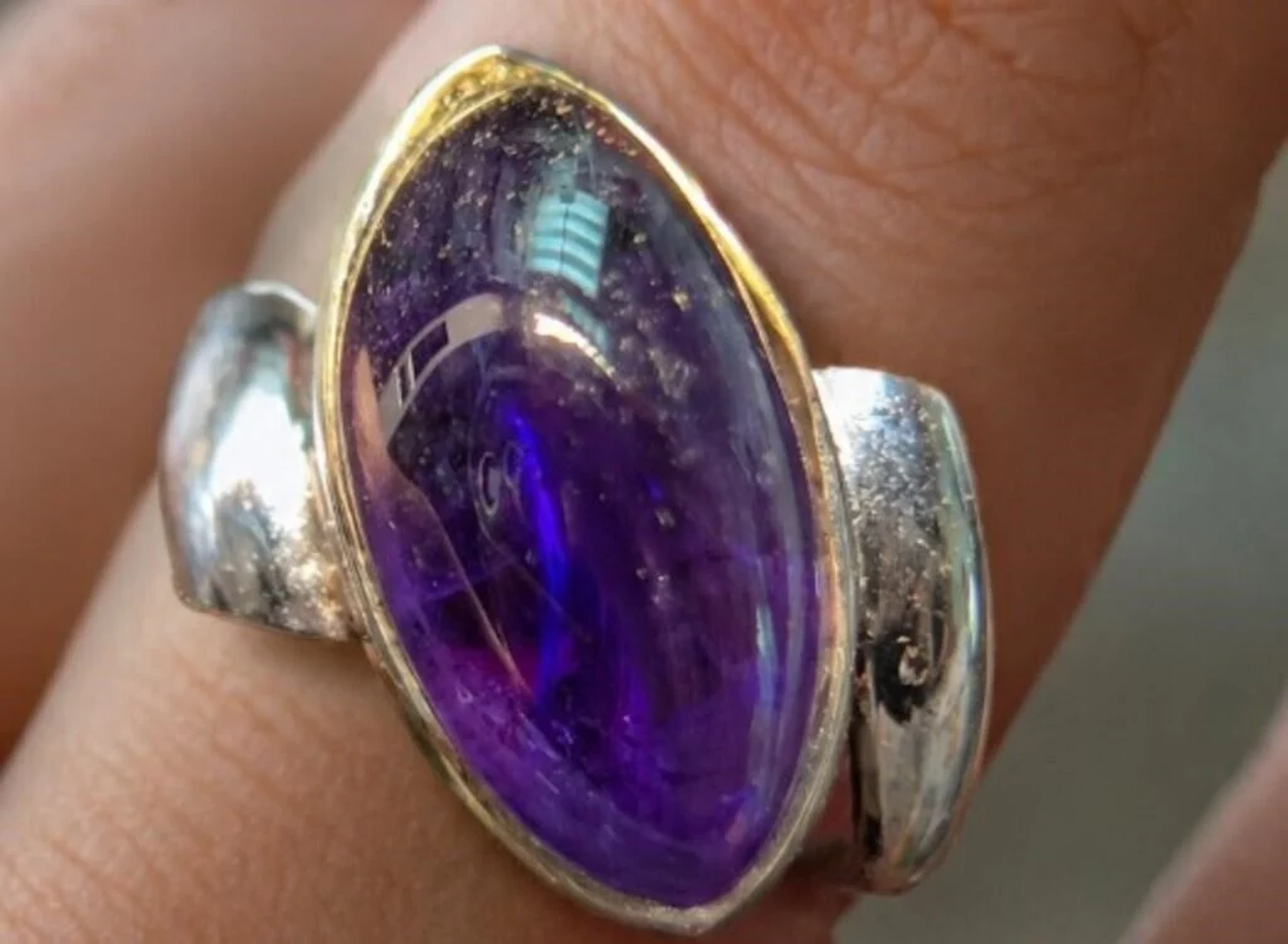 $120, SILVER(2g), ONYX (0.7ct)RING, size , retail