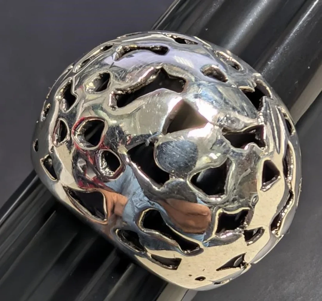 $160, silver(5.6g), ring, size , retail value $160