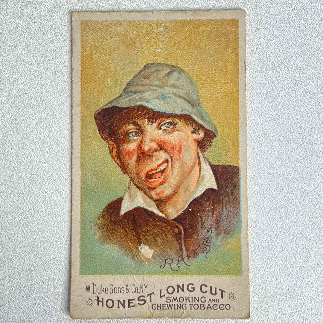 Antik Tobakskort / Trade Card – W. Duke Sons & Co. "Honest Long Cut"