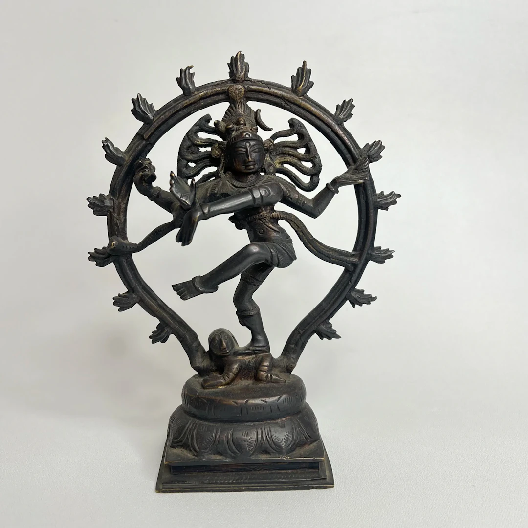 Bronsfigur – Shiva Nataraja, Indien, tidigt 1900-tal.