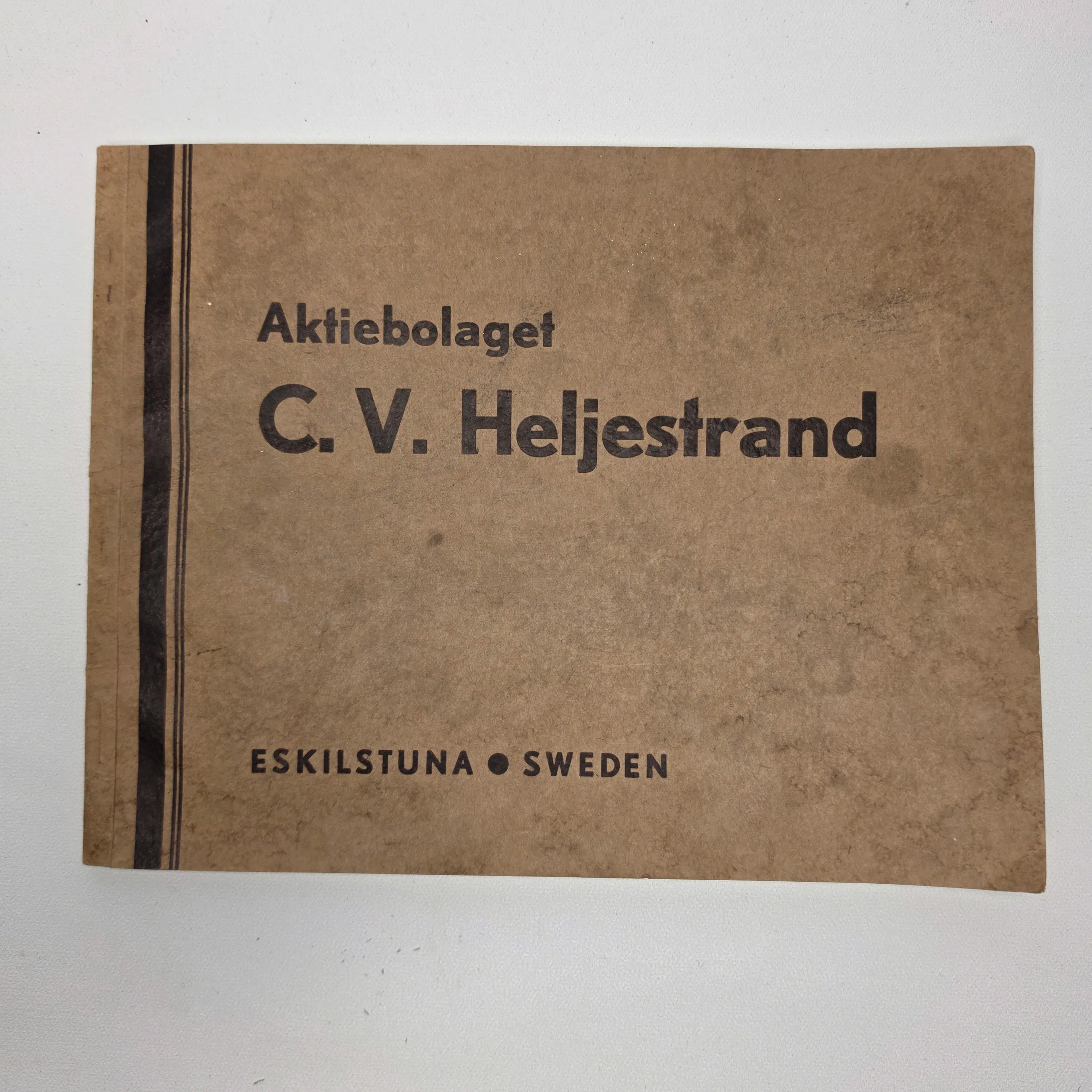 Produktkatalog AB C. V. Heljestrand Eskilstuna (Korkskruvar, rakknivar m.m.)