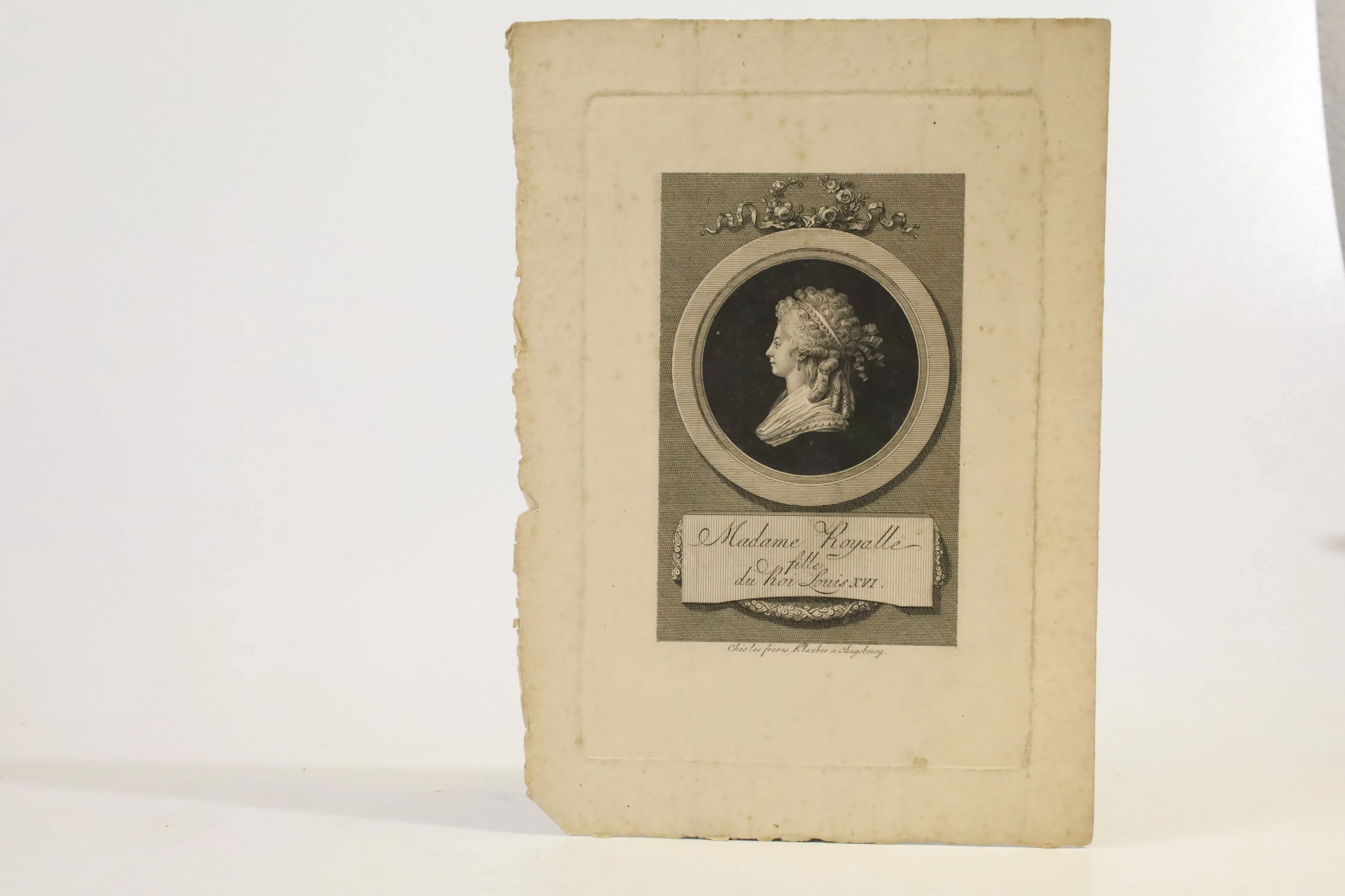 FRANKRIKE. MARIE-THÉRÈSE-CHARLOTTE AV FRANKRIKE, ”MADAME ROYALE” (1778–1851).
