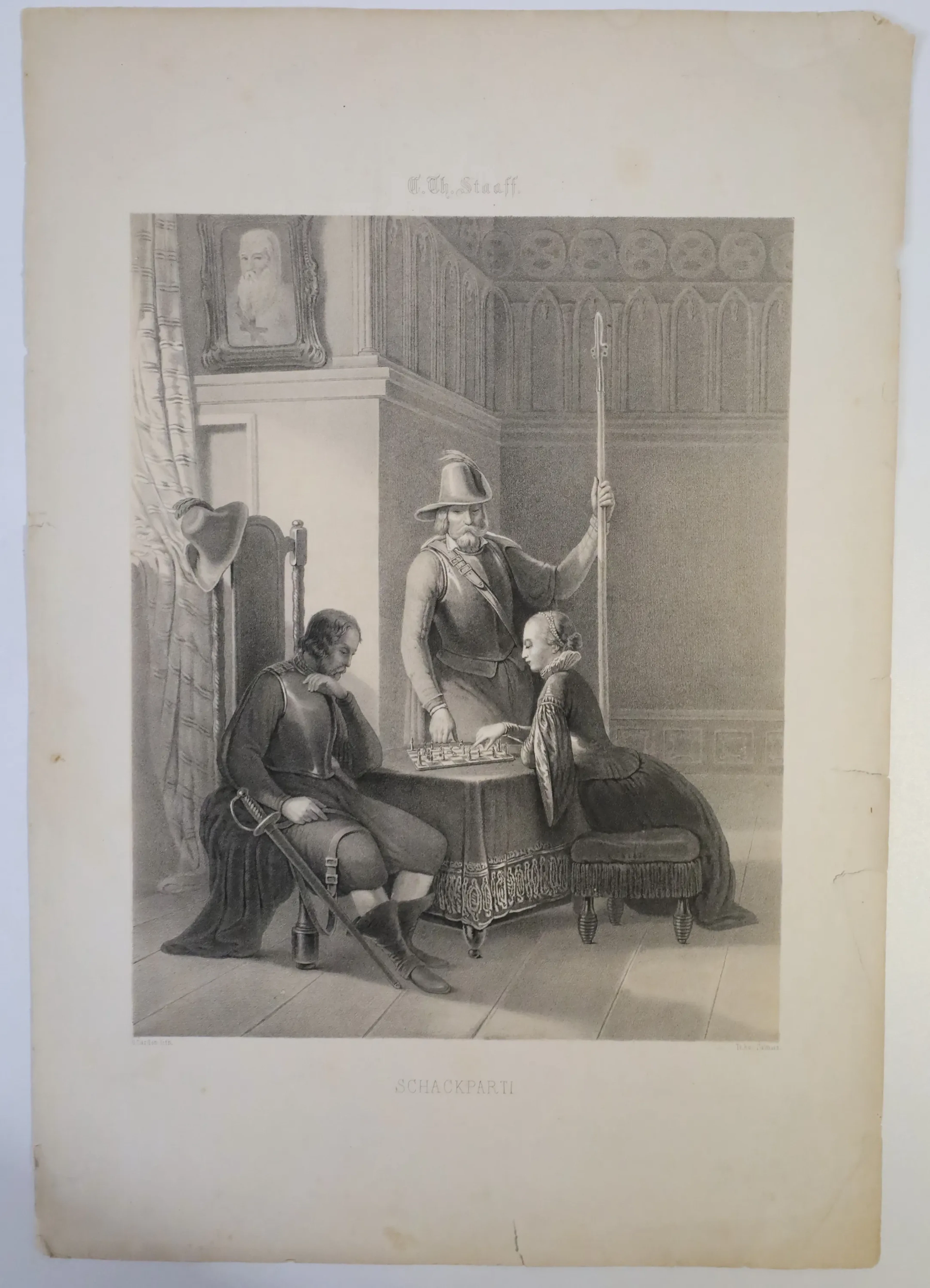 CARL THEODOR STAAFF (1816–1880) och OSCAR CARDON (1812–1875), grafiskt