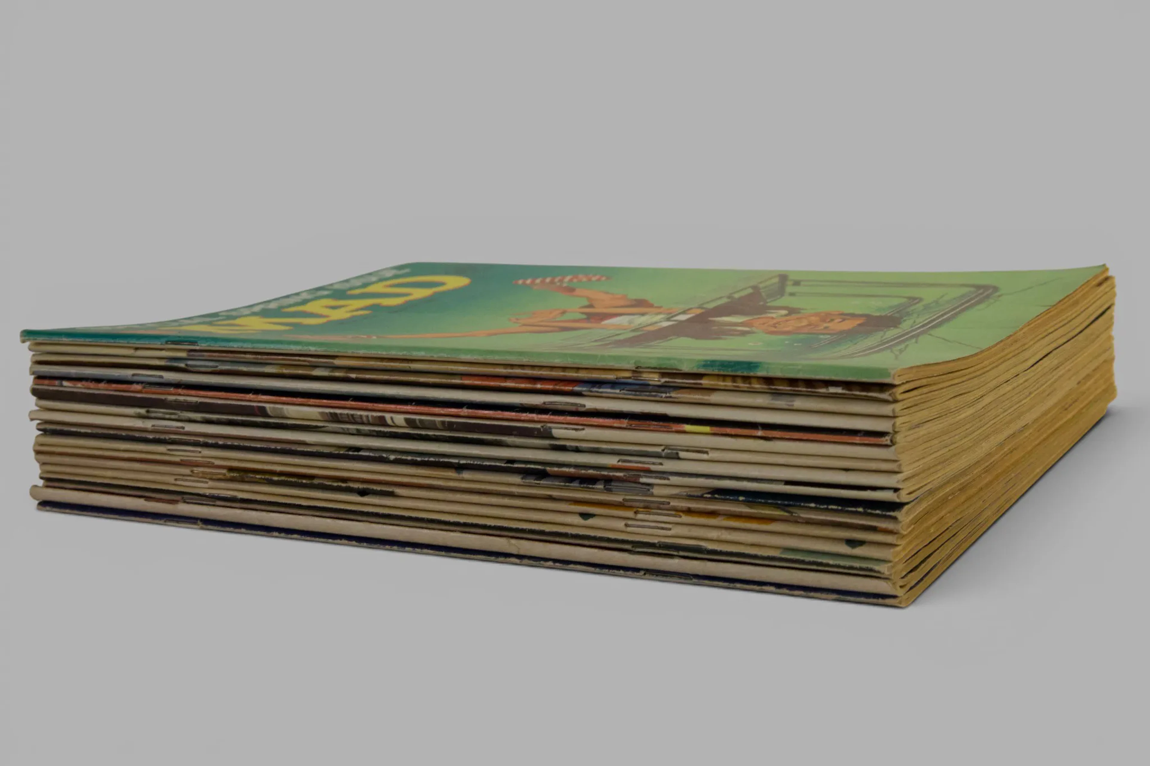 MAD, samling äldre serietidningar, USA och Sverige, 1963–1964, 12 st