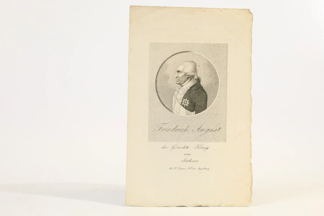 TYSKLAND, AUGSBURG. FRIEDRICH AUGUST I ”DEN RÄTTVISE” (1750–1827)