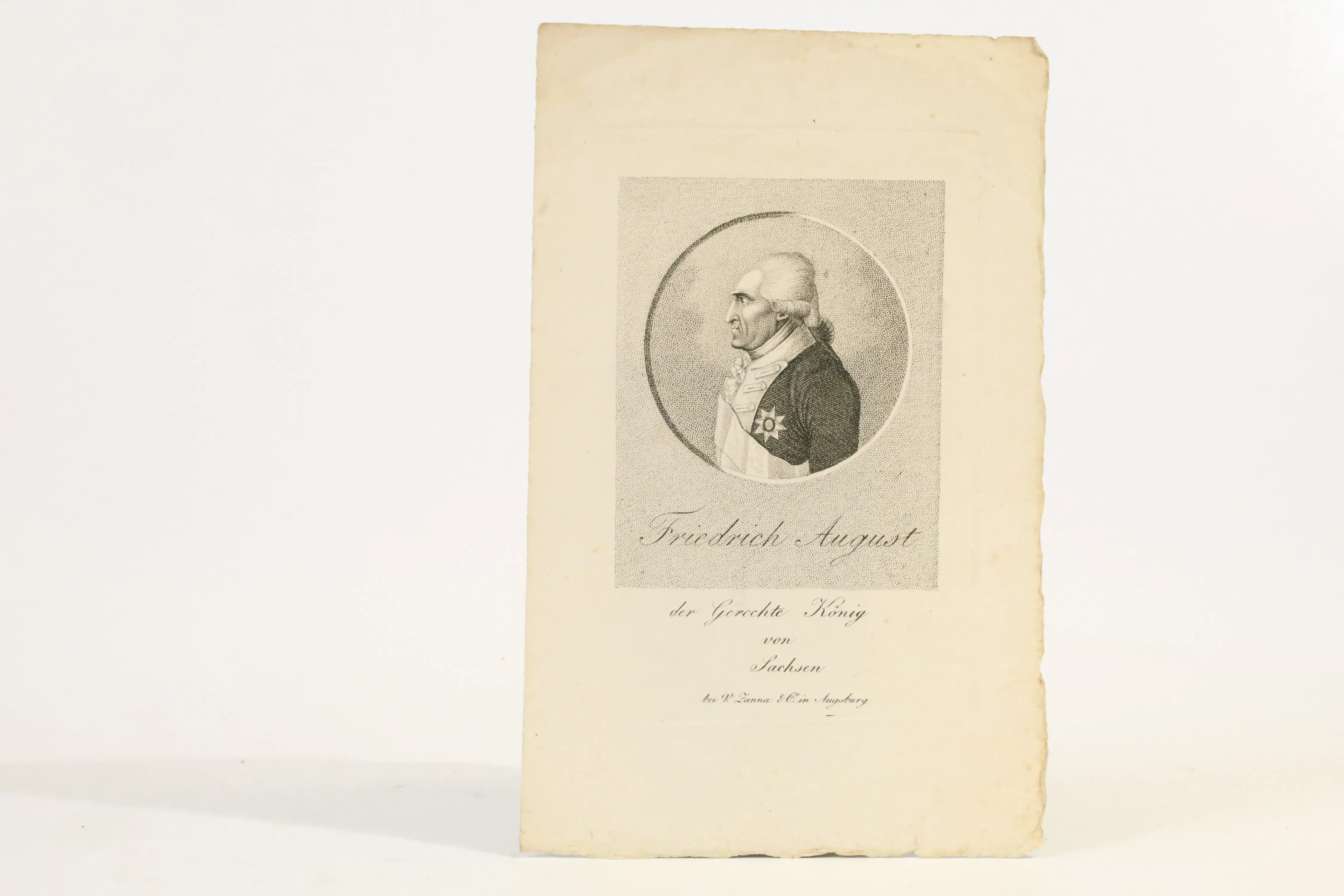 TYSKLAND, AUGSBURG. FRIEDRICH AUGUST I ”DEN RÄTTVISE” (1750–1827)