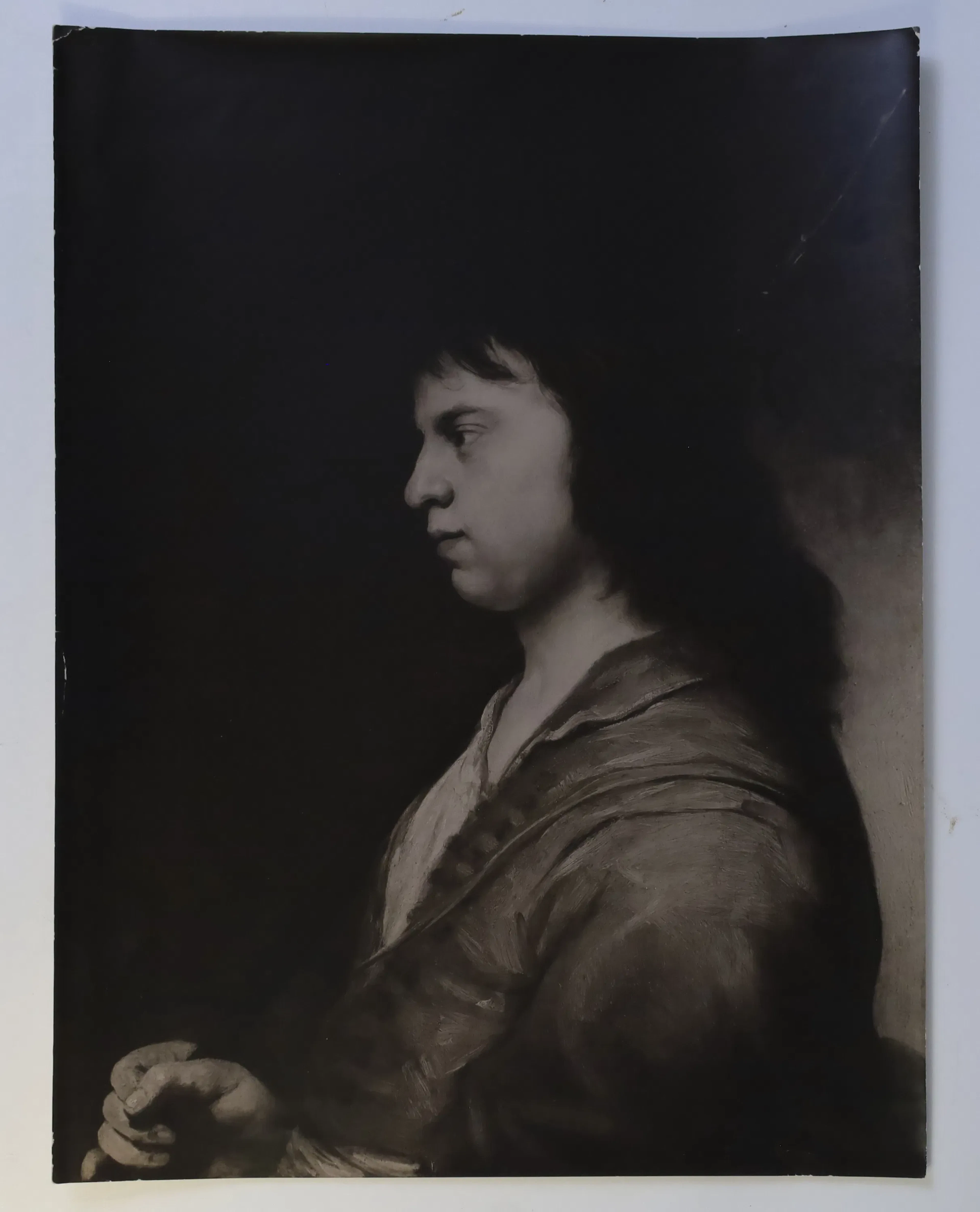 GOVERT FLINCK, TILLSKRIVEN – PORTRÄTT AV EN UNG MAN, PROVENIENSFOTOGRAFI