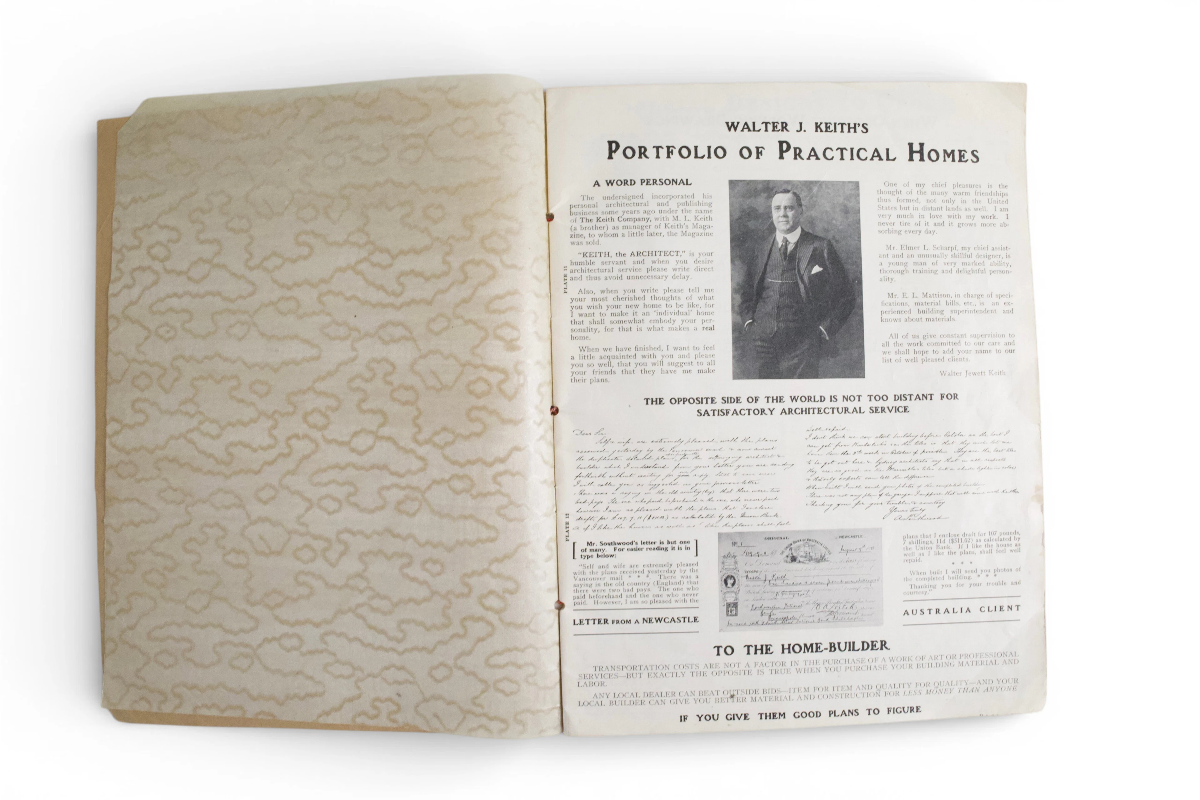ARKITEKTUR / HUSKATALOG – WALTER J. KEITH, “PORTFOLIO OF PRACTICAL HOMES”