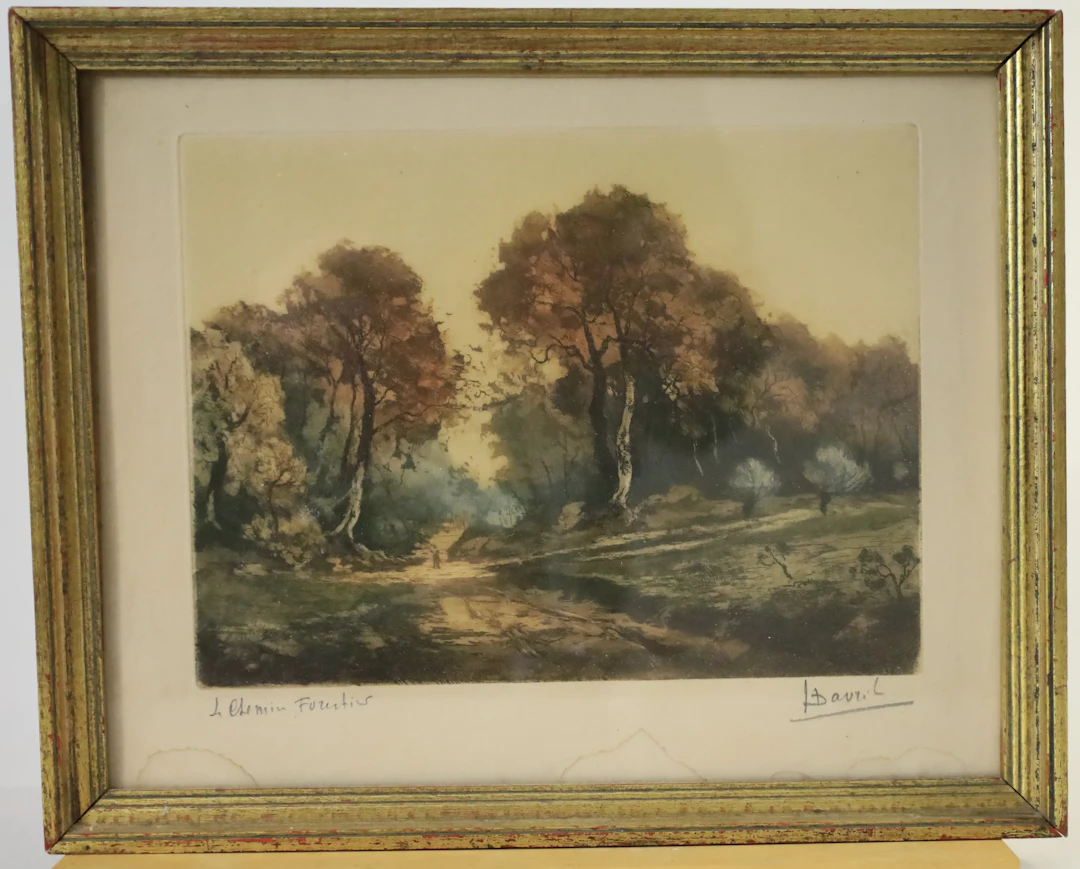 L. Davril (Lucien Dasselborne, 1873–1962), landskap