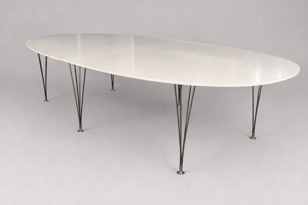 BRUNO MATHSSON & PIET HEIN, bord "Superellips", Fritz Hansen, Danmark