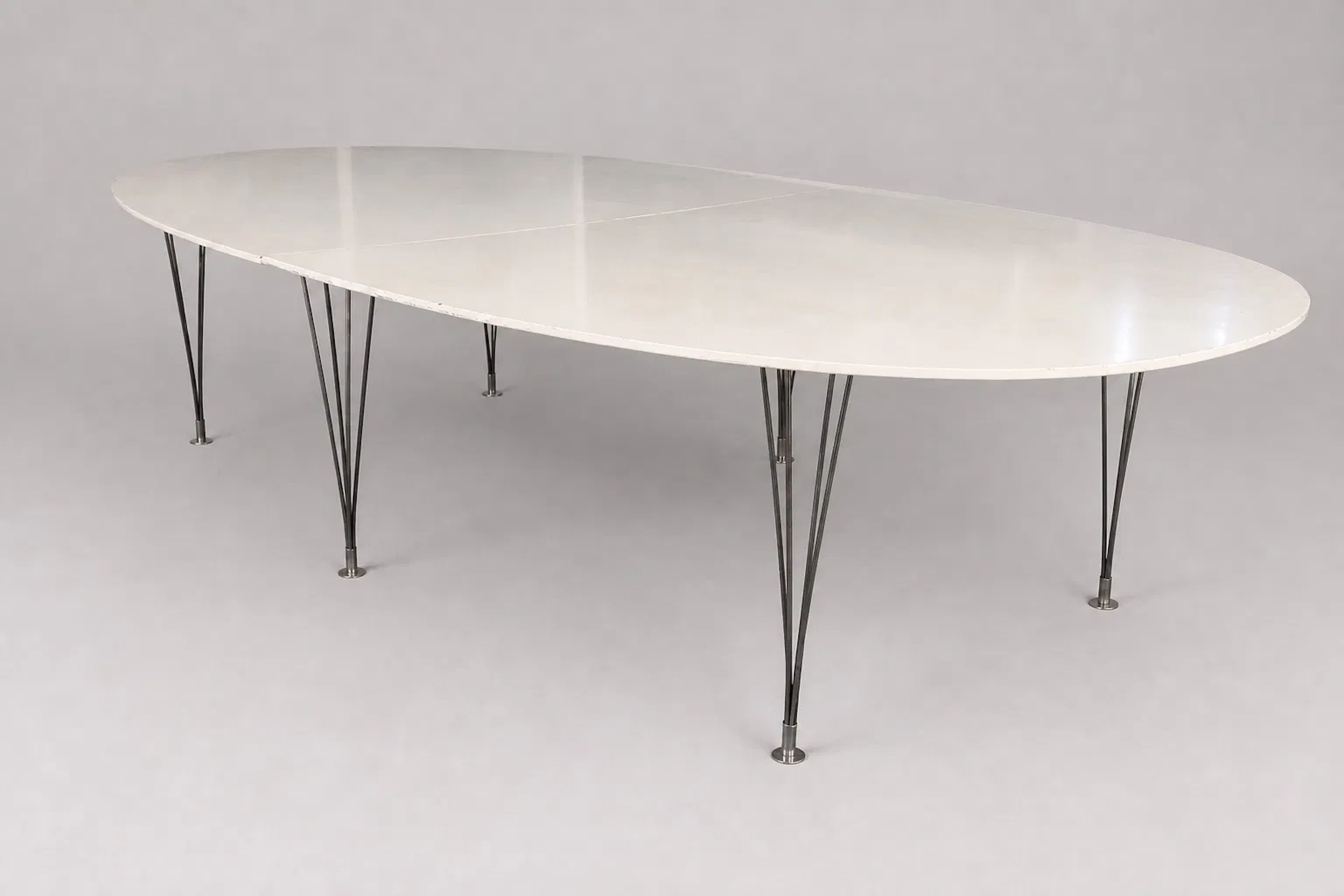BRUNO MATHSSON & PIET HEIN, bord "Superellips", Fritz Hansen, Danmark