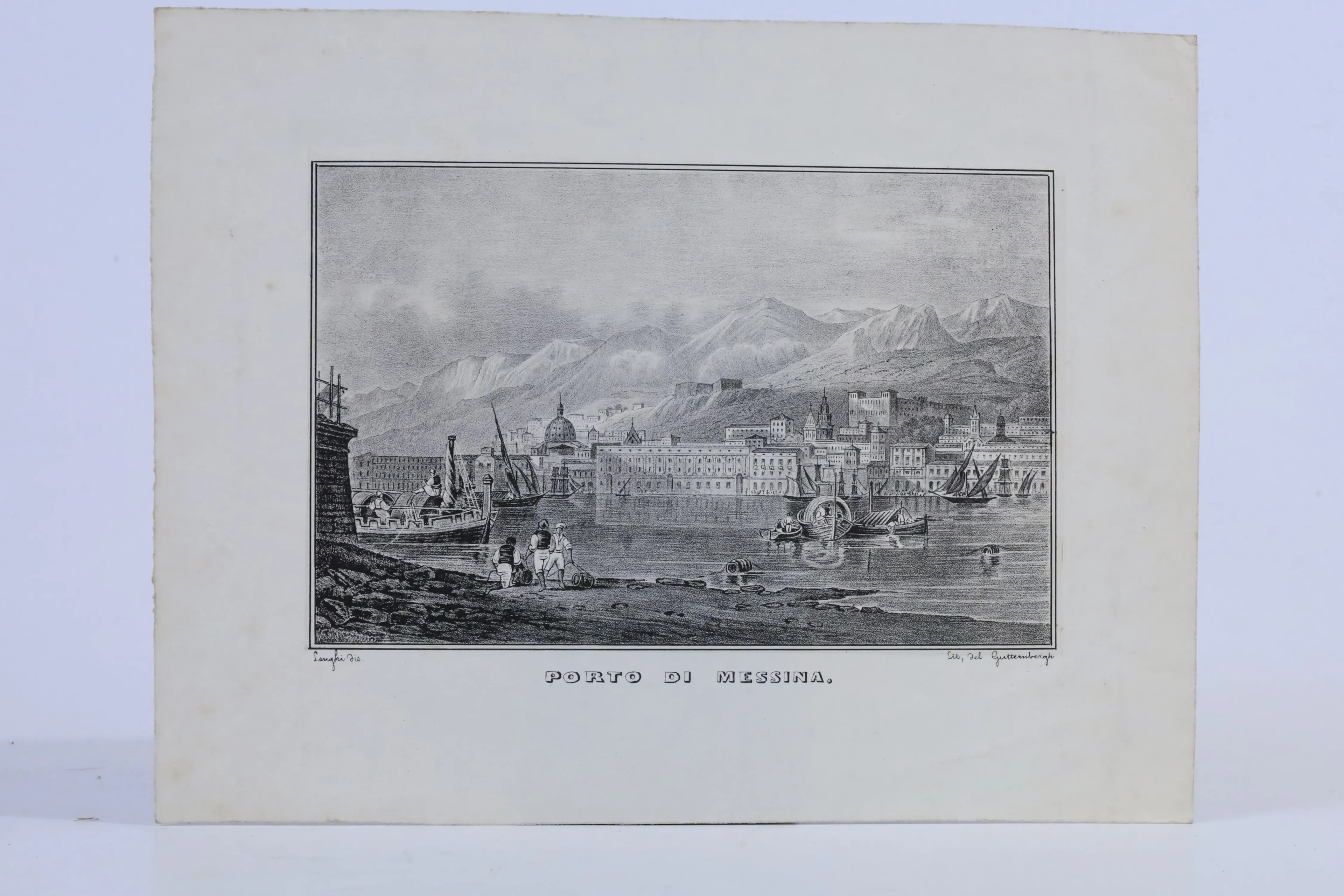 SANGIORGIO, efter teckning. Porto di Messina.