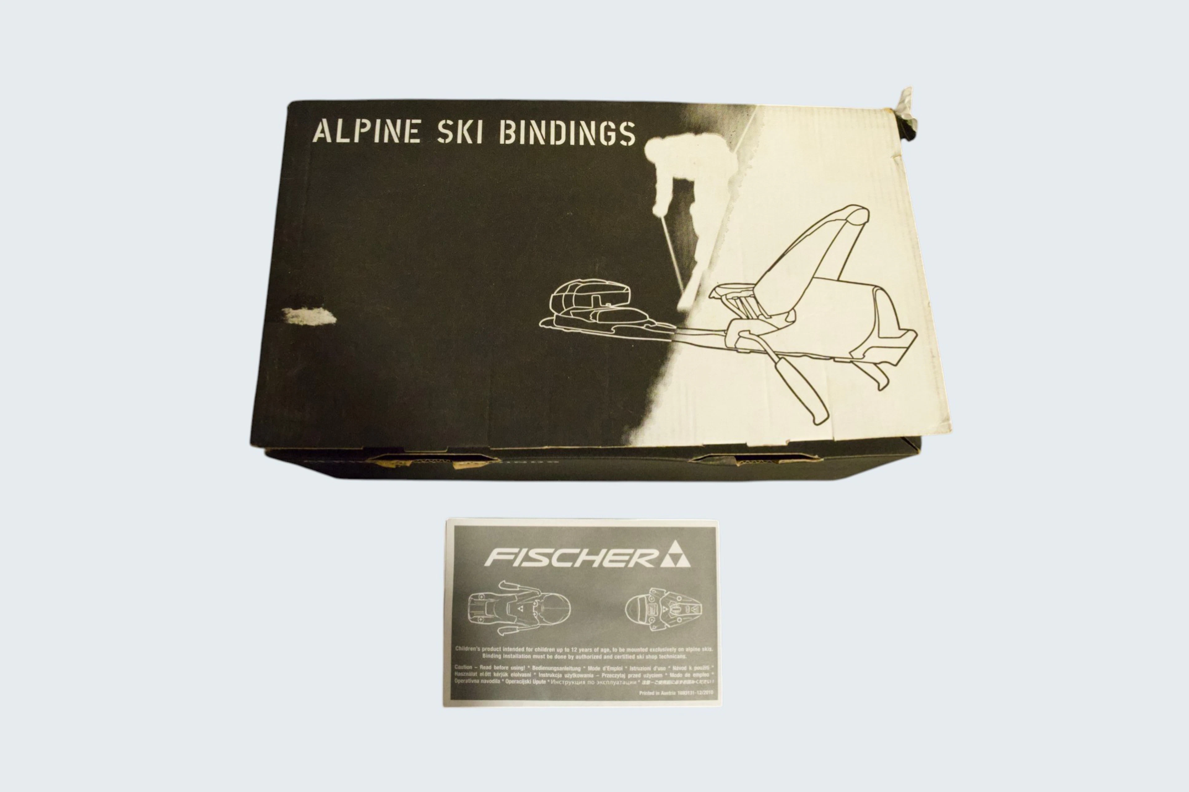 Alpina barnbindningar – Fischer FJ 4, nya i kartong