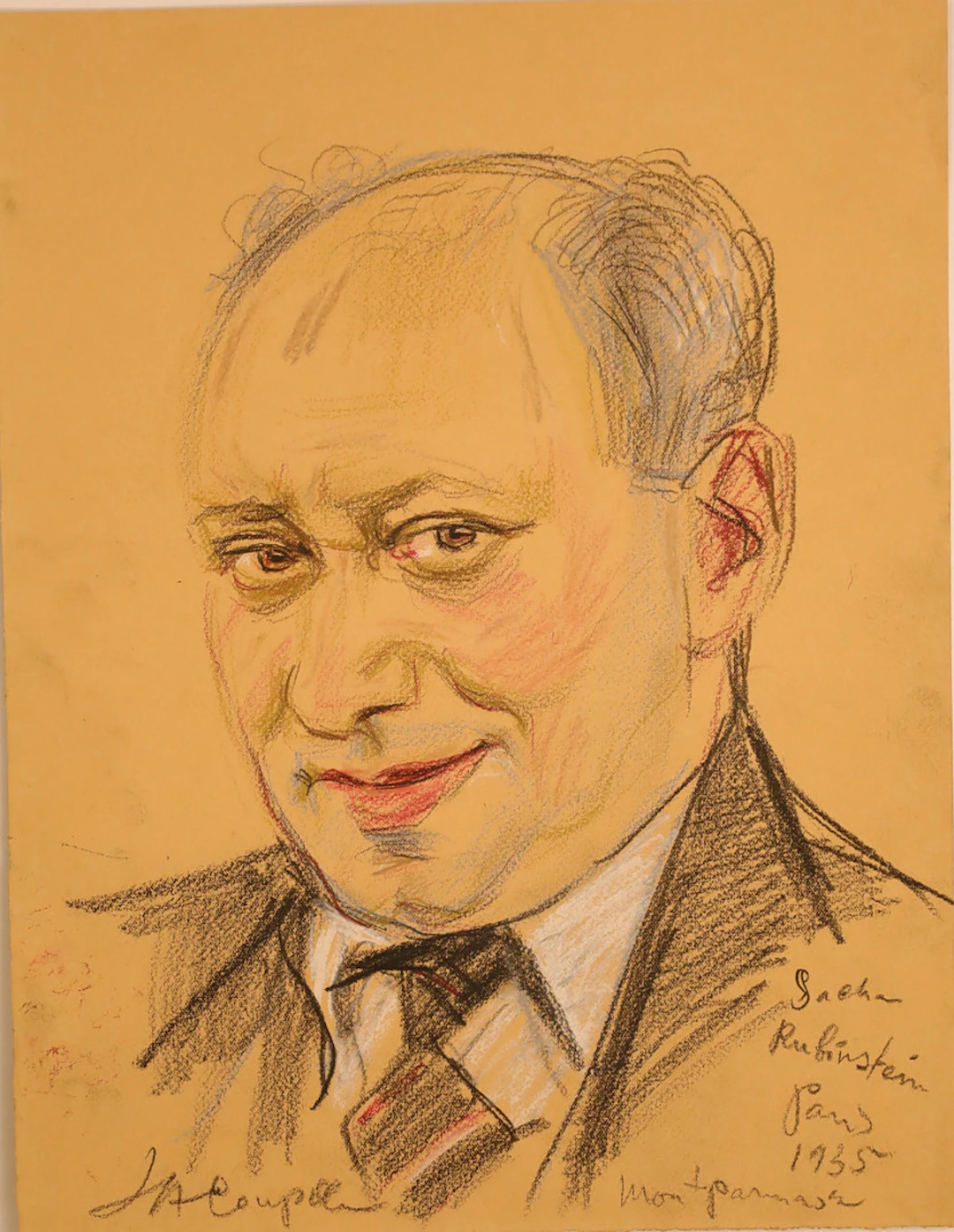 Teckning av OLOF ASCHBERG (July 22, 1877 – April 21, 1960) tecknad